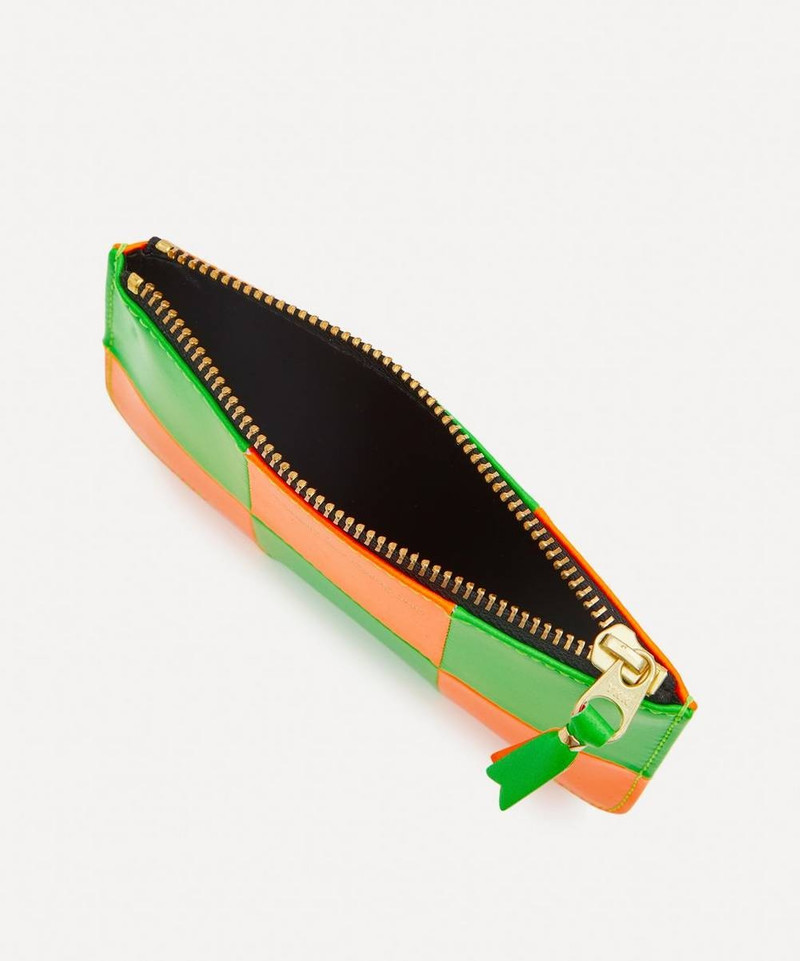 Leather Fluo Squares Wallet 5