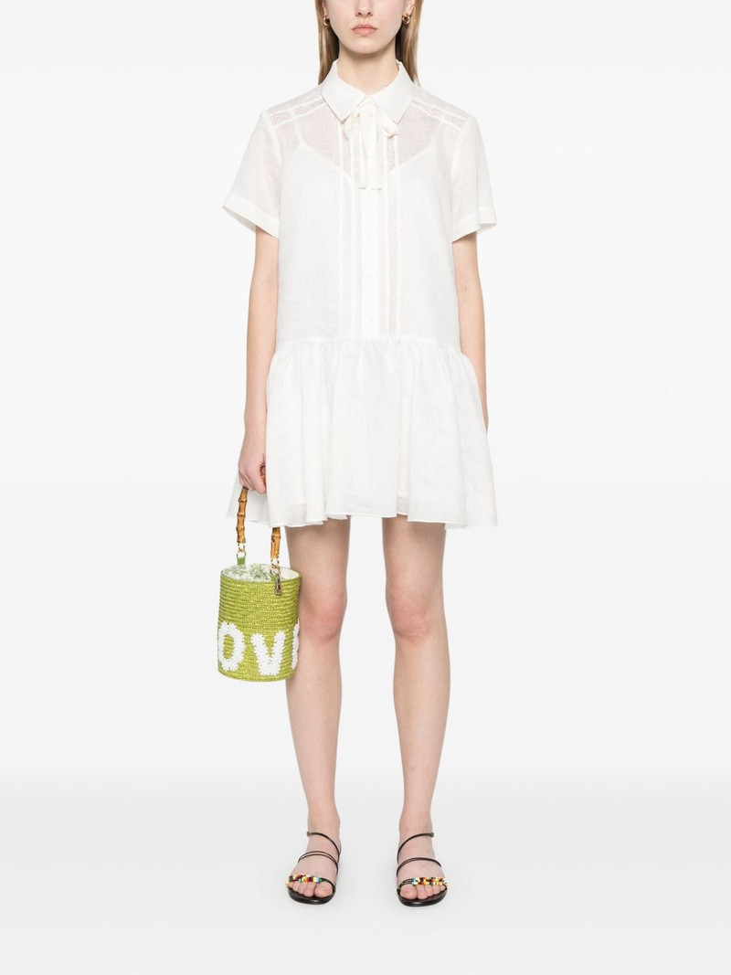 Sandro lace-detail mini dress outlook