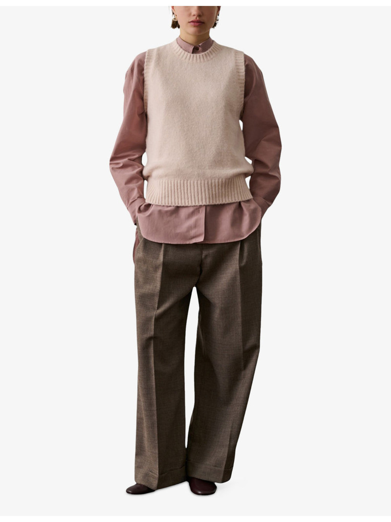 soeur Namaste Round-Neck Stretch-Knit Vest outlook