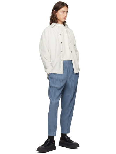 ISSEY MIYAKE Blue Compleat Trousers outlook