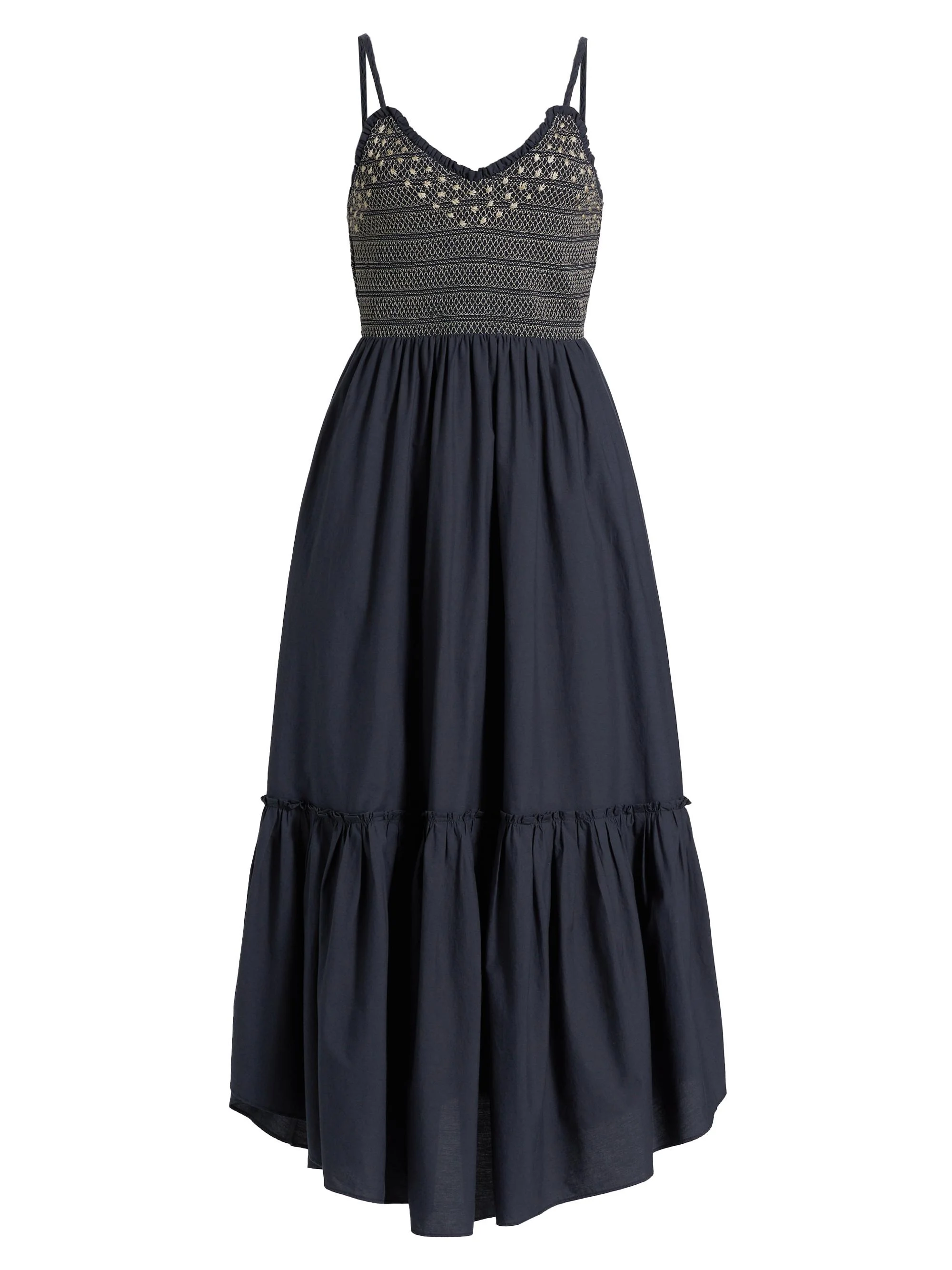 Women's Lucia Cotton Maxi Dress - Spring Navy - 1