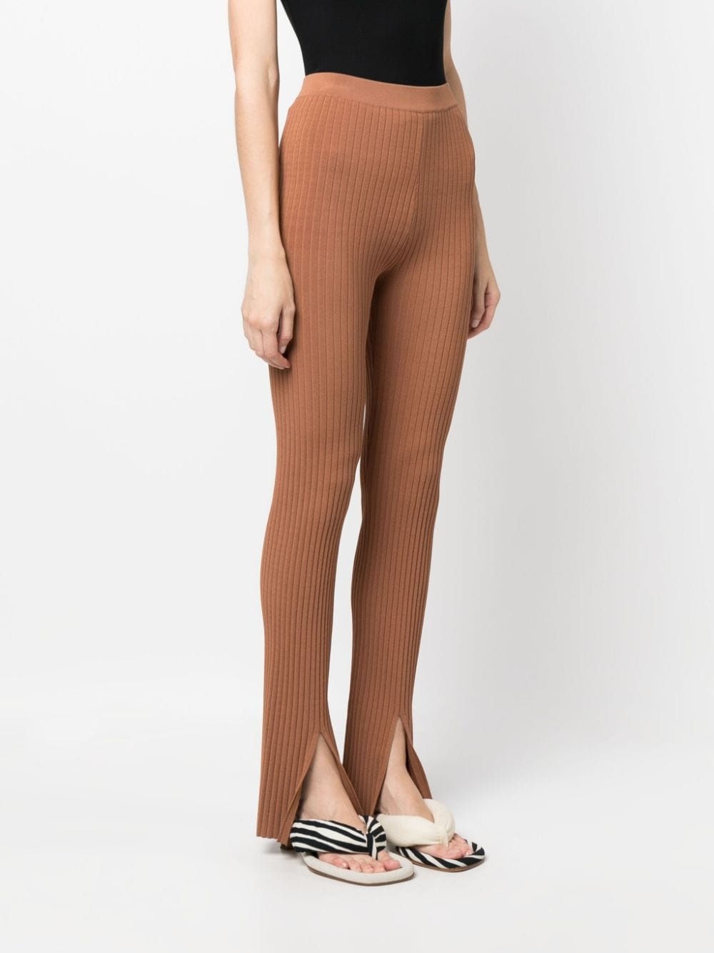 front-slit leggings - 3