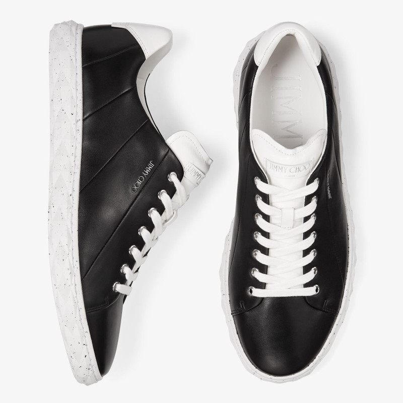 Diamond Light/M
Black Nappa Leather Low-Top Trainers 4
