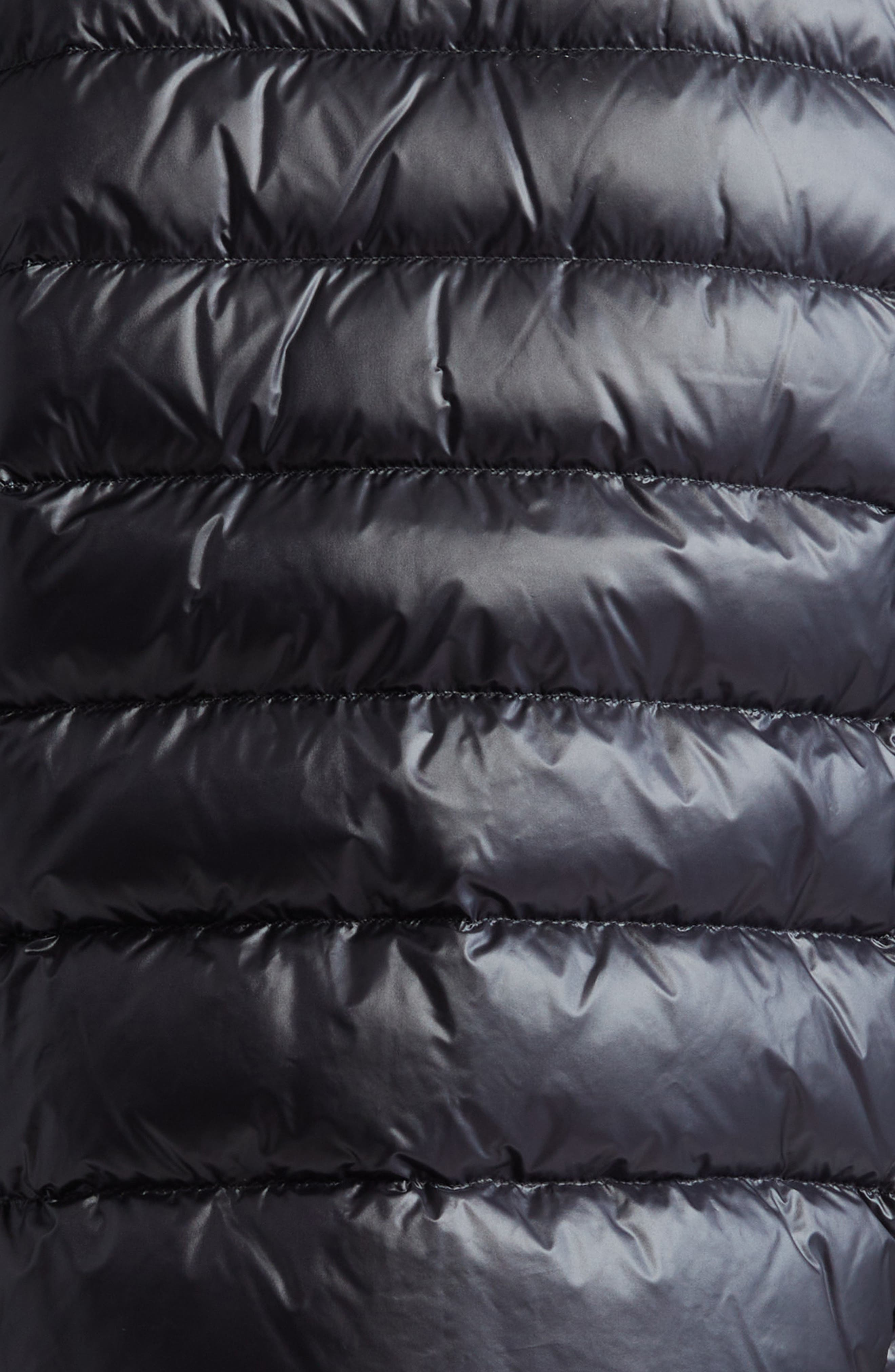 Moncler Wool Knit & Down Cardigan in Black at Nordstrom - 6