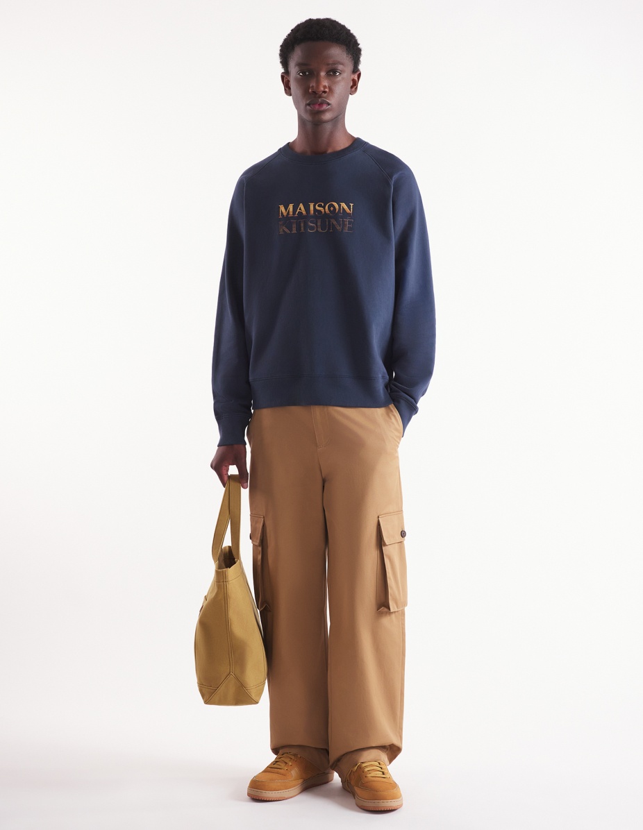 MAISON KITSUNE｜ (GRADIENT MAISON KITSUNE OVERSIZE SWEAT Maison Kitsuné GRADIENT MAISON KITSUNE OVERSIZE SWEATSHIRT