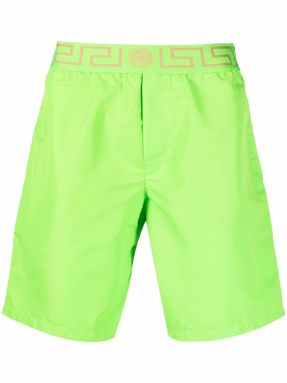 Greca waistband swimming shorts - 1