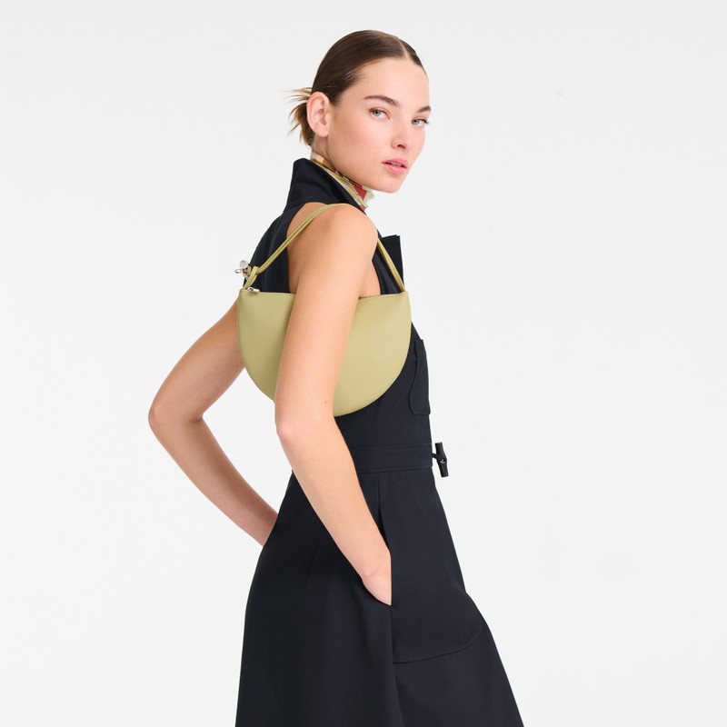 Longchamp Le Roseau Clutch Pistachio - Leather outlook