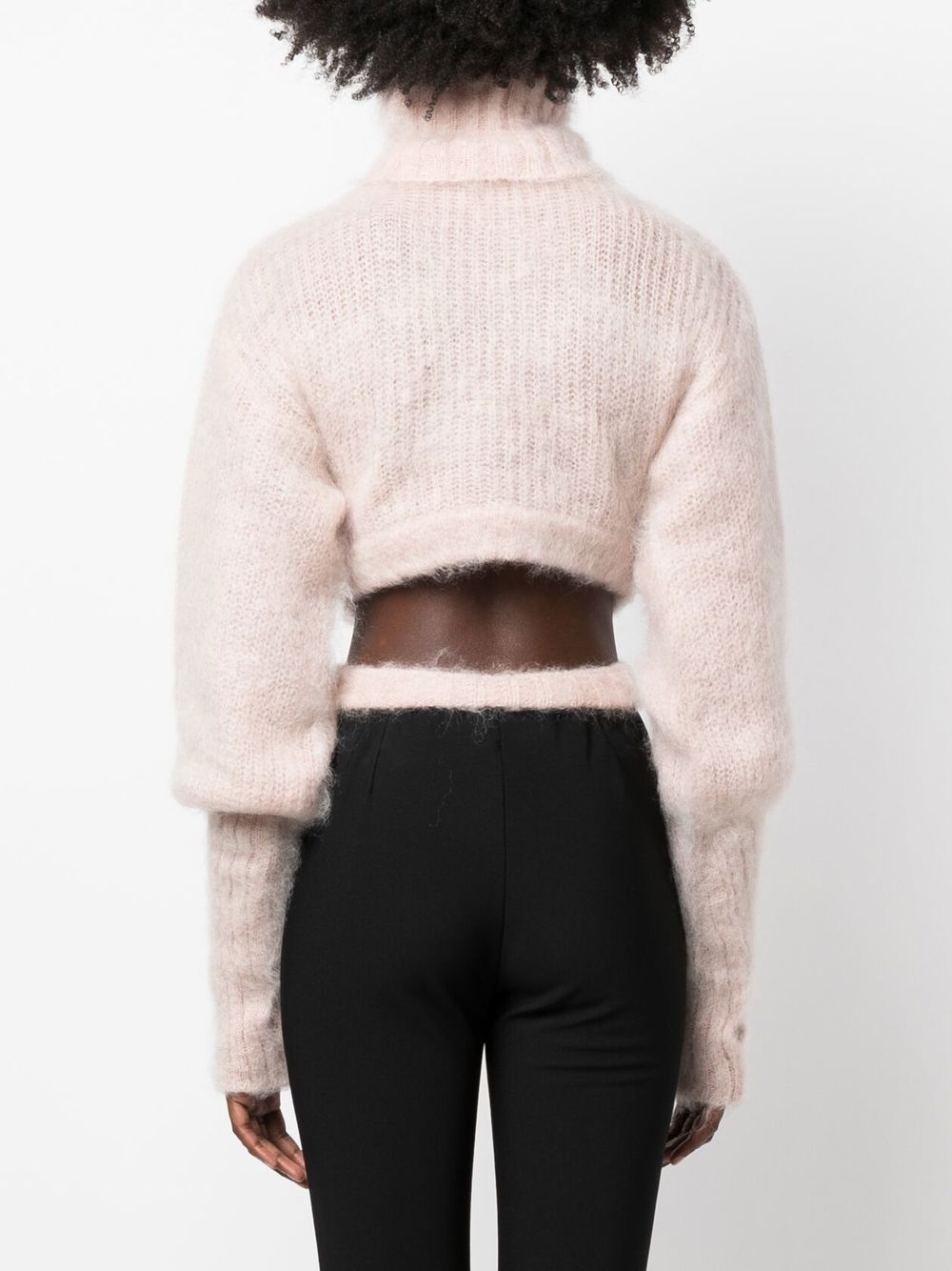 cut-out cropped jumper - 4