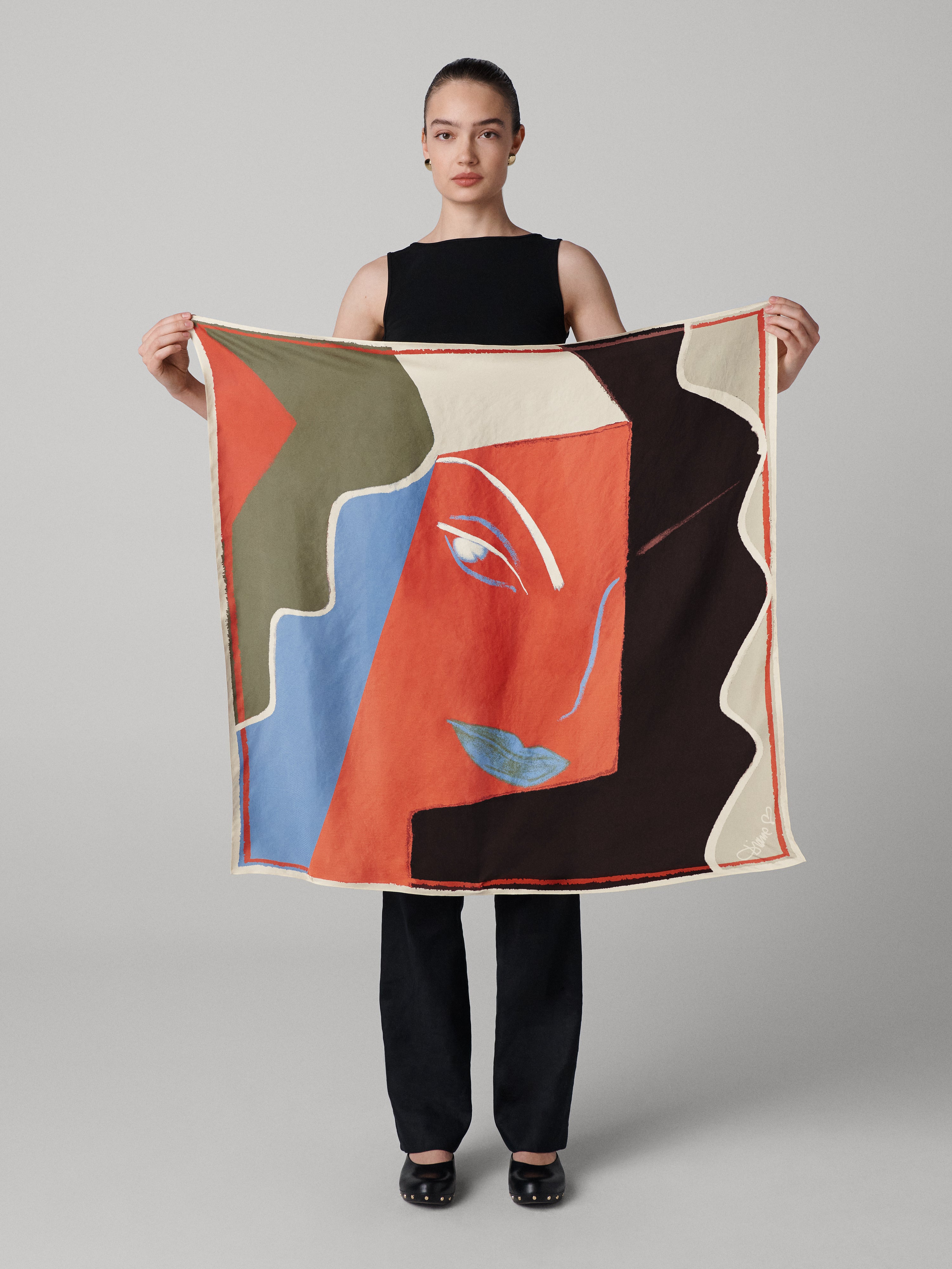 Flag Silk Scarf - 5
