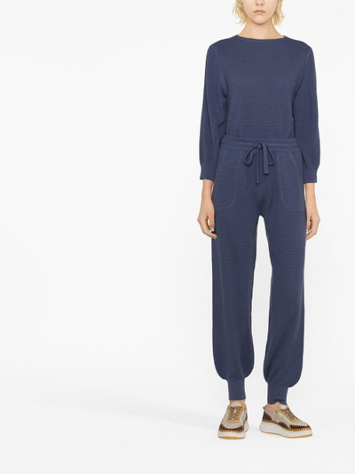 ERES wool-cashmere track pants outlook
