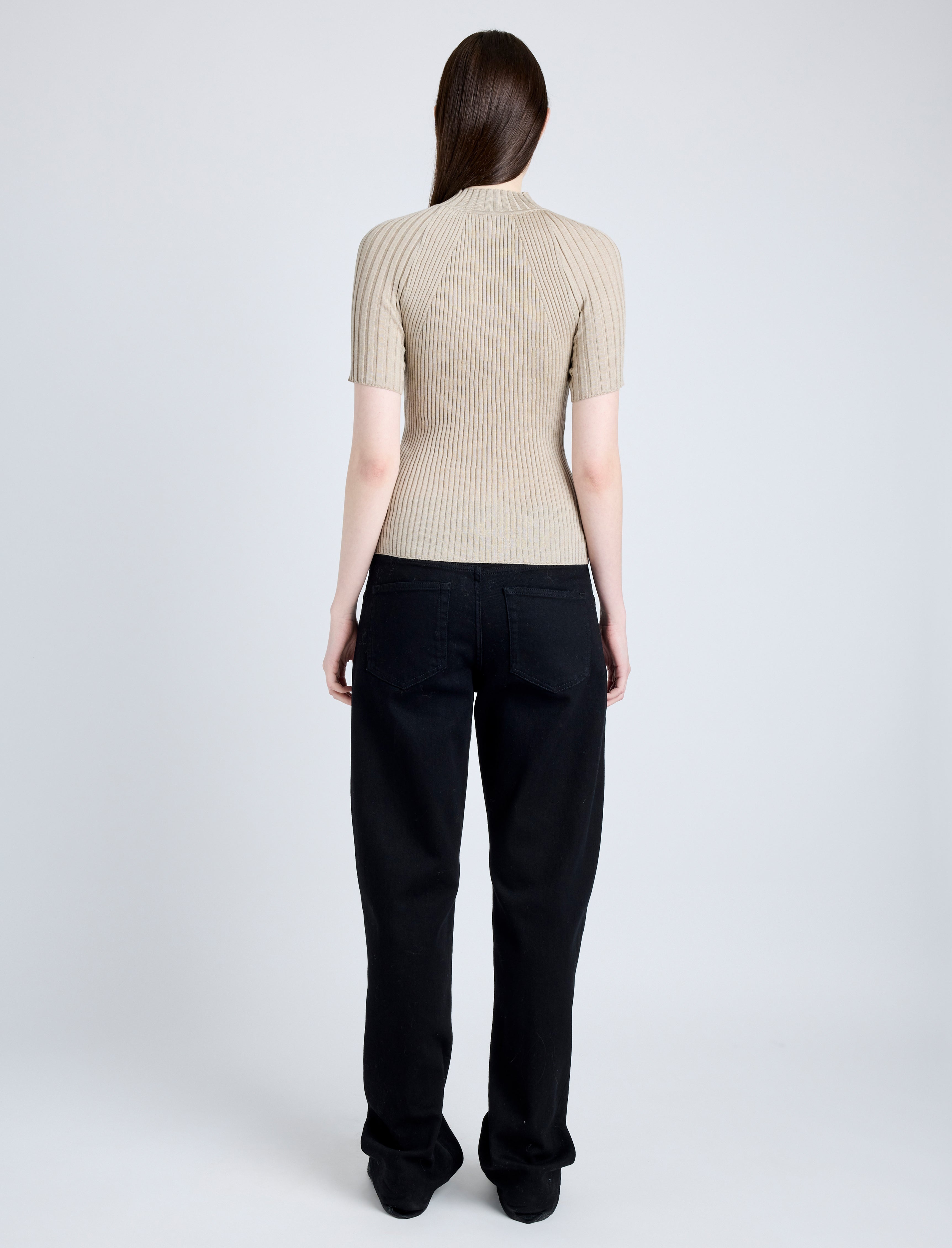 Jaden Top in Superfine Merino Silk - 5