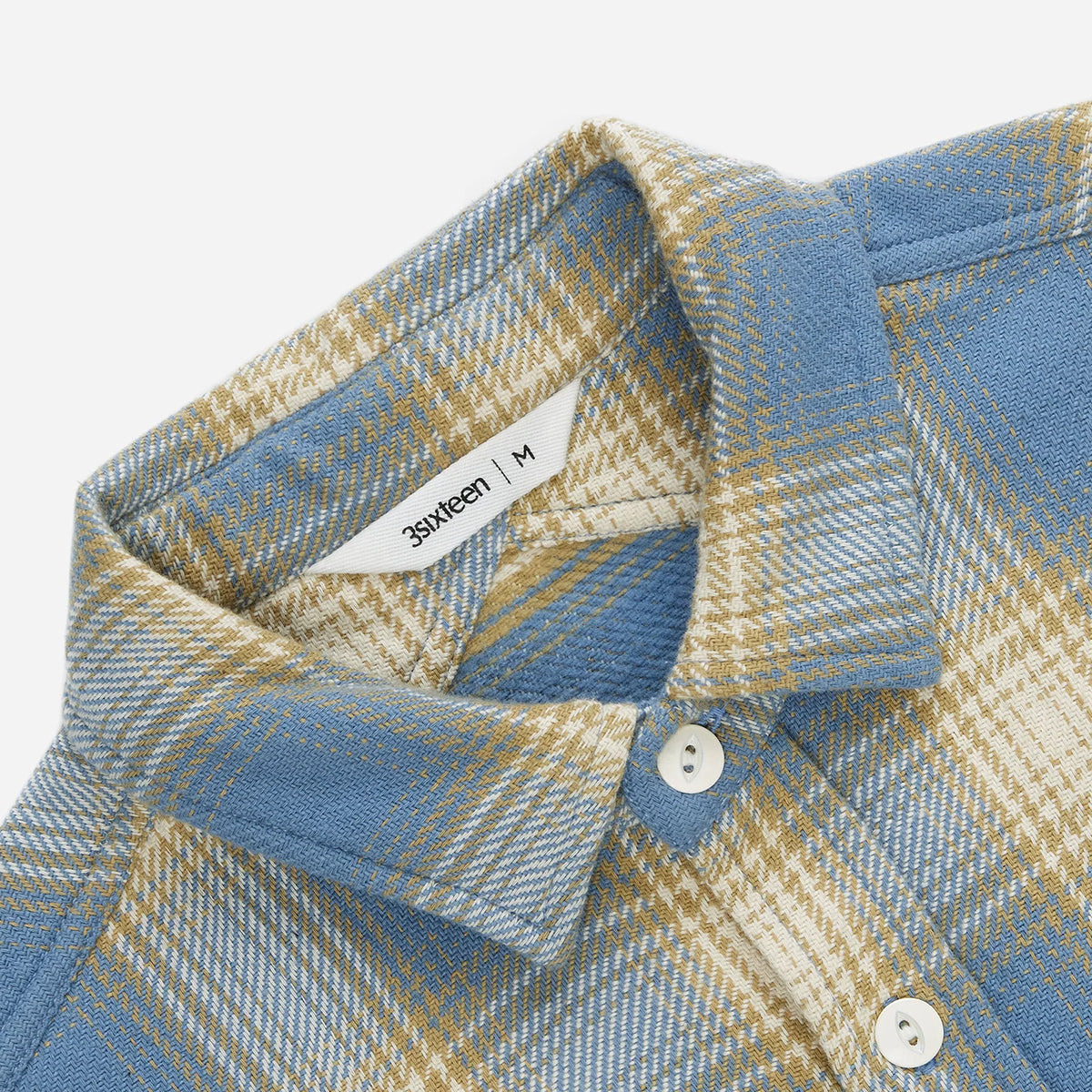 Crosscut Flannel Powder Blue - 2