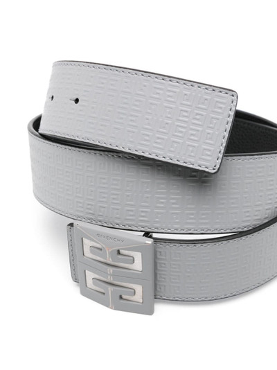 Givenchy 4G-embossed leather belt outlook