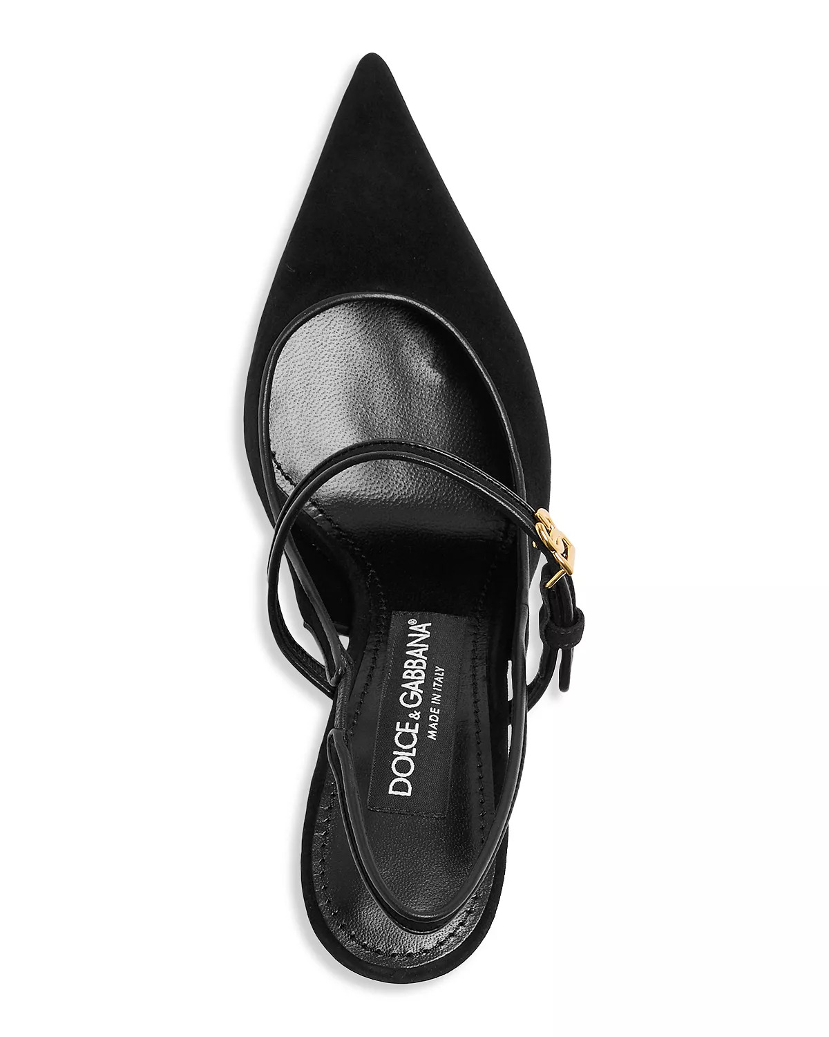 Women's Suede & Leather Slingbacks - 3