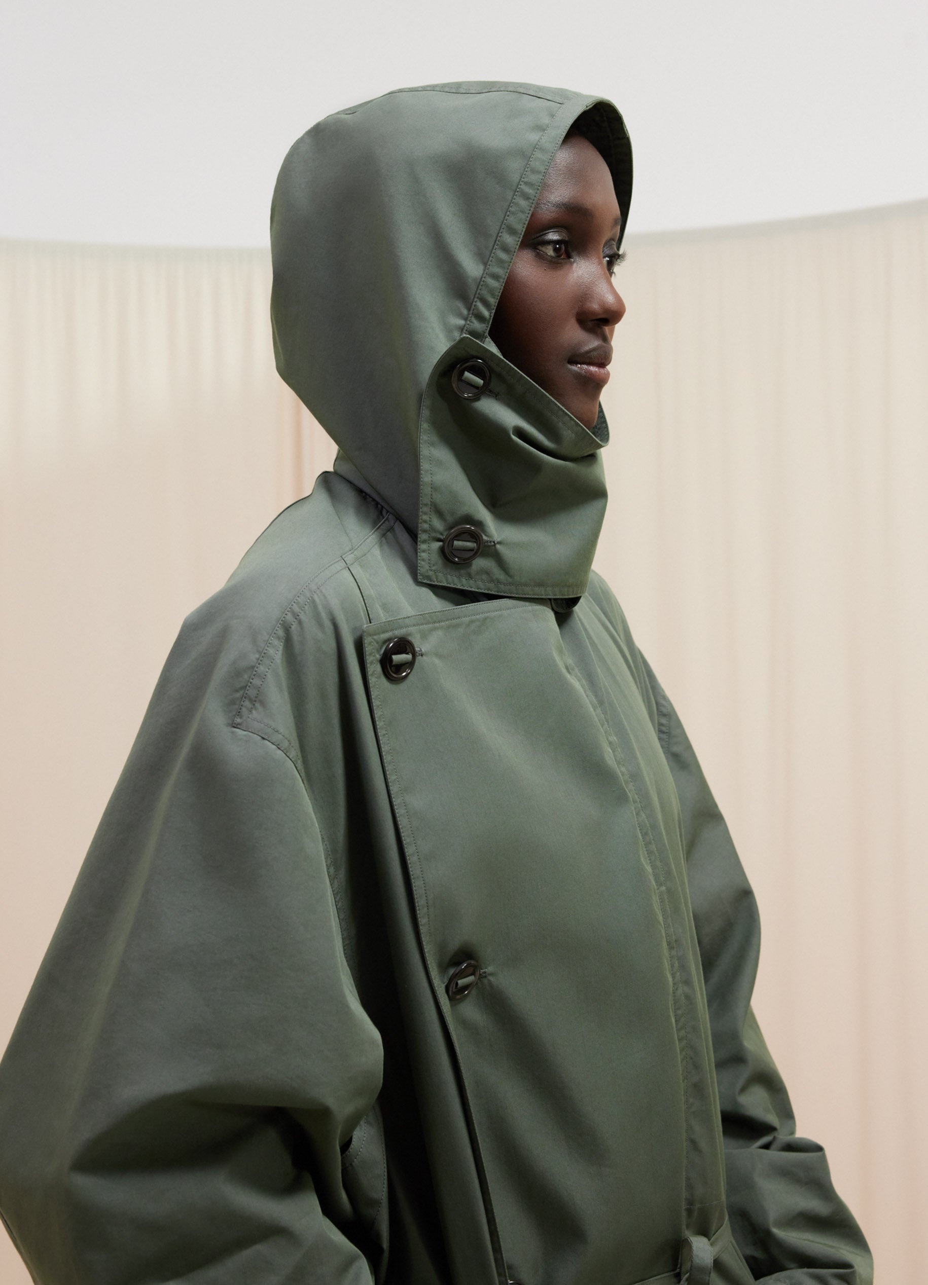 LIGHT ASYMMETRICAL COAT - 4