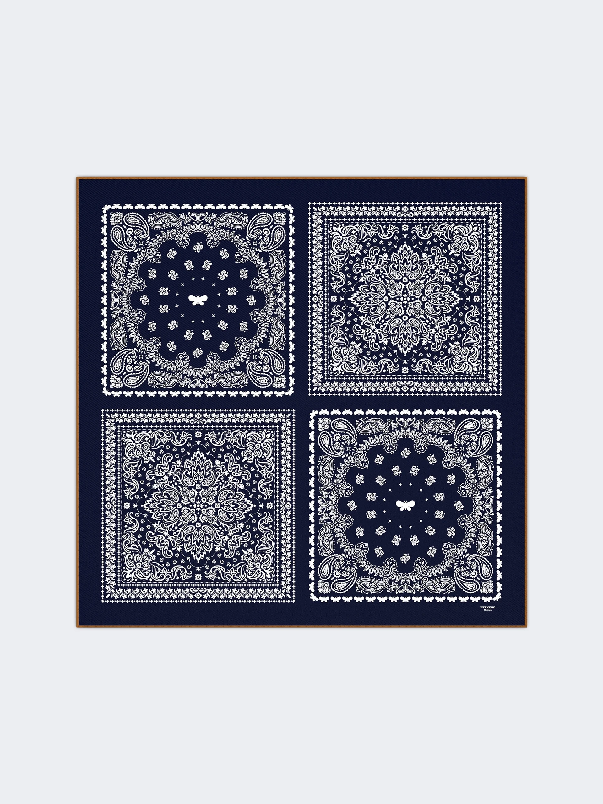 TAURO Wool, cashmere and silk scarf - ULTRAMARINE - 1