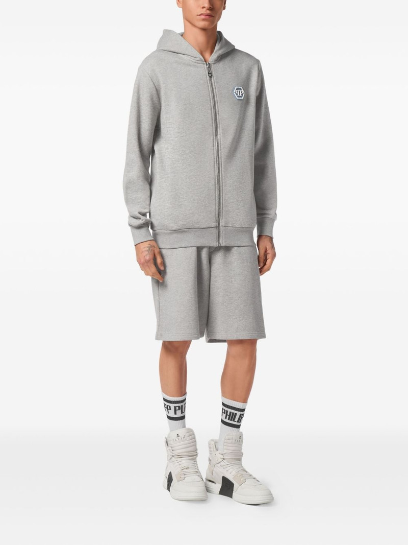 PHILIPP PLEIN zip-up hoodie outlook