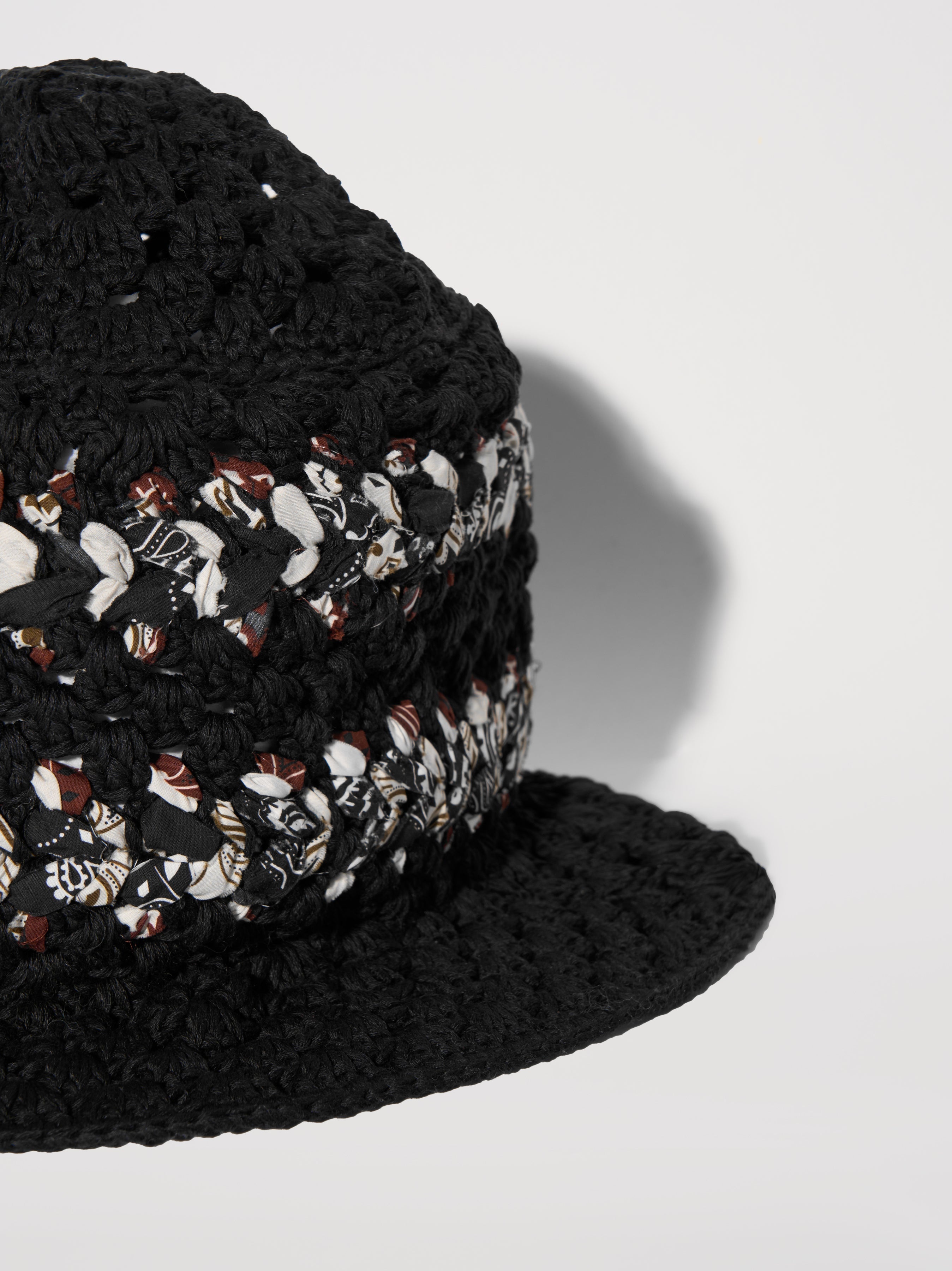 CROCHET BANDANA BUCKET HAT - 4