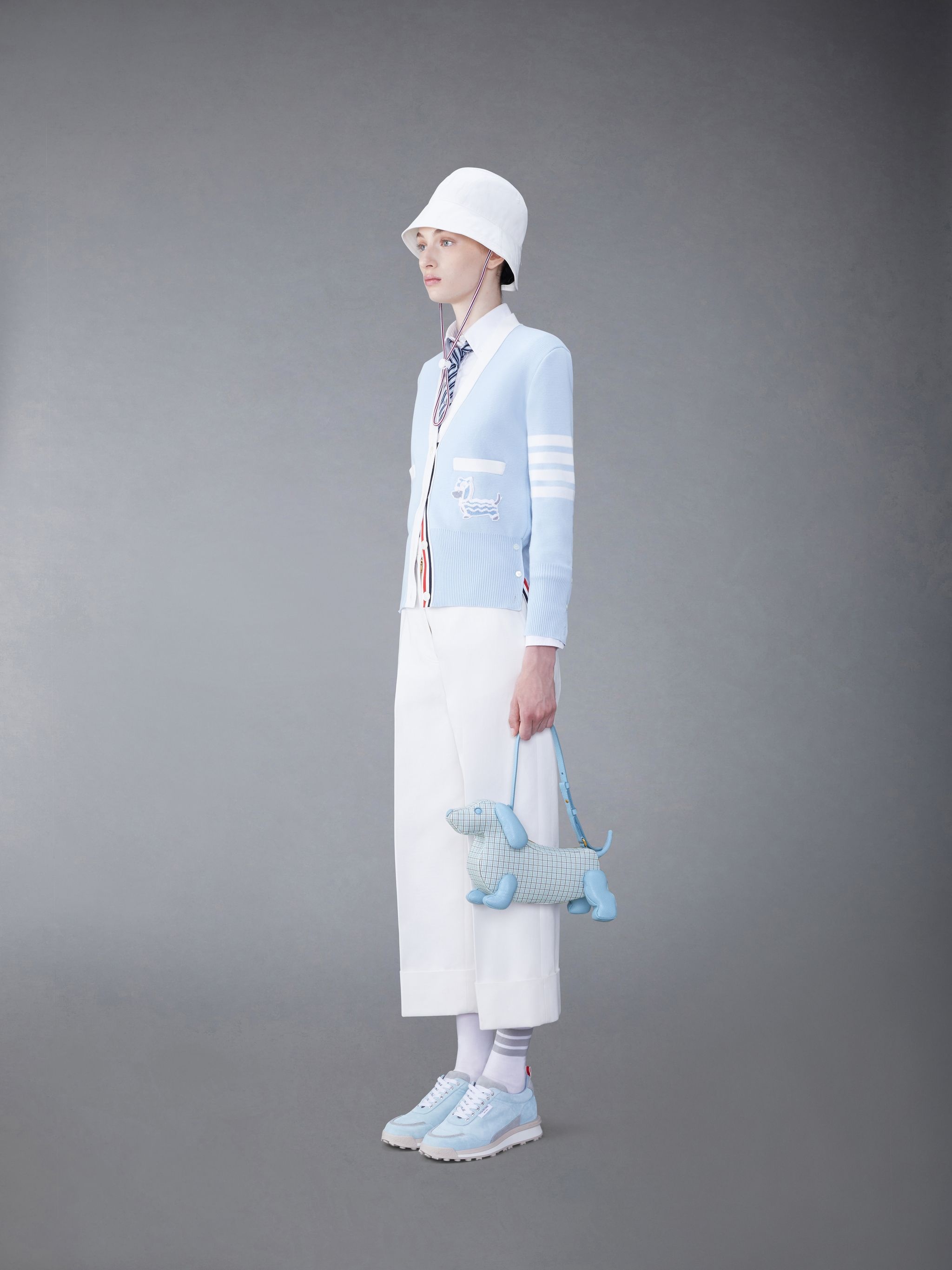 Hector check-pattern handbag - 4