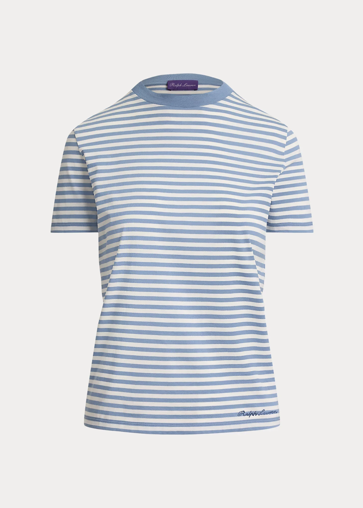 Hallie Striped Cotton Jersey Tee - 1