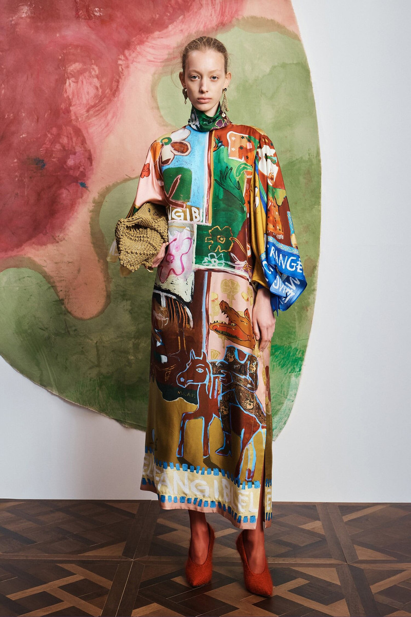 ALÉMAIS Mlak Silk Midi Dress outlook