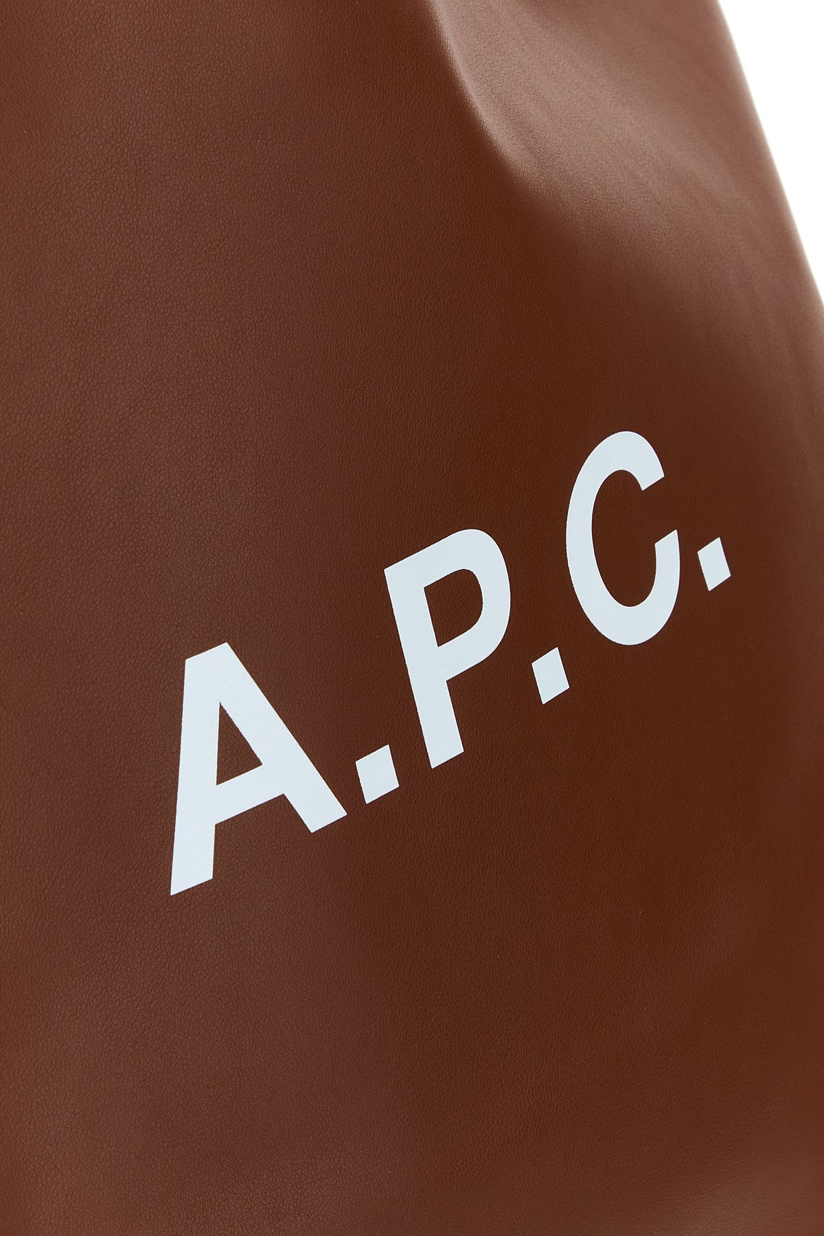 【関税&送料込】A.P.C. Caramel Synthetic Leather Shopping Ba A.P.C. Caramel synthetic leather shopping bag