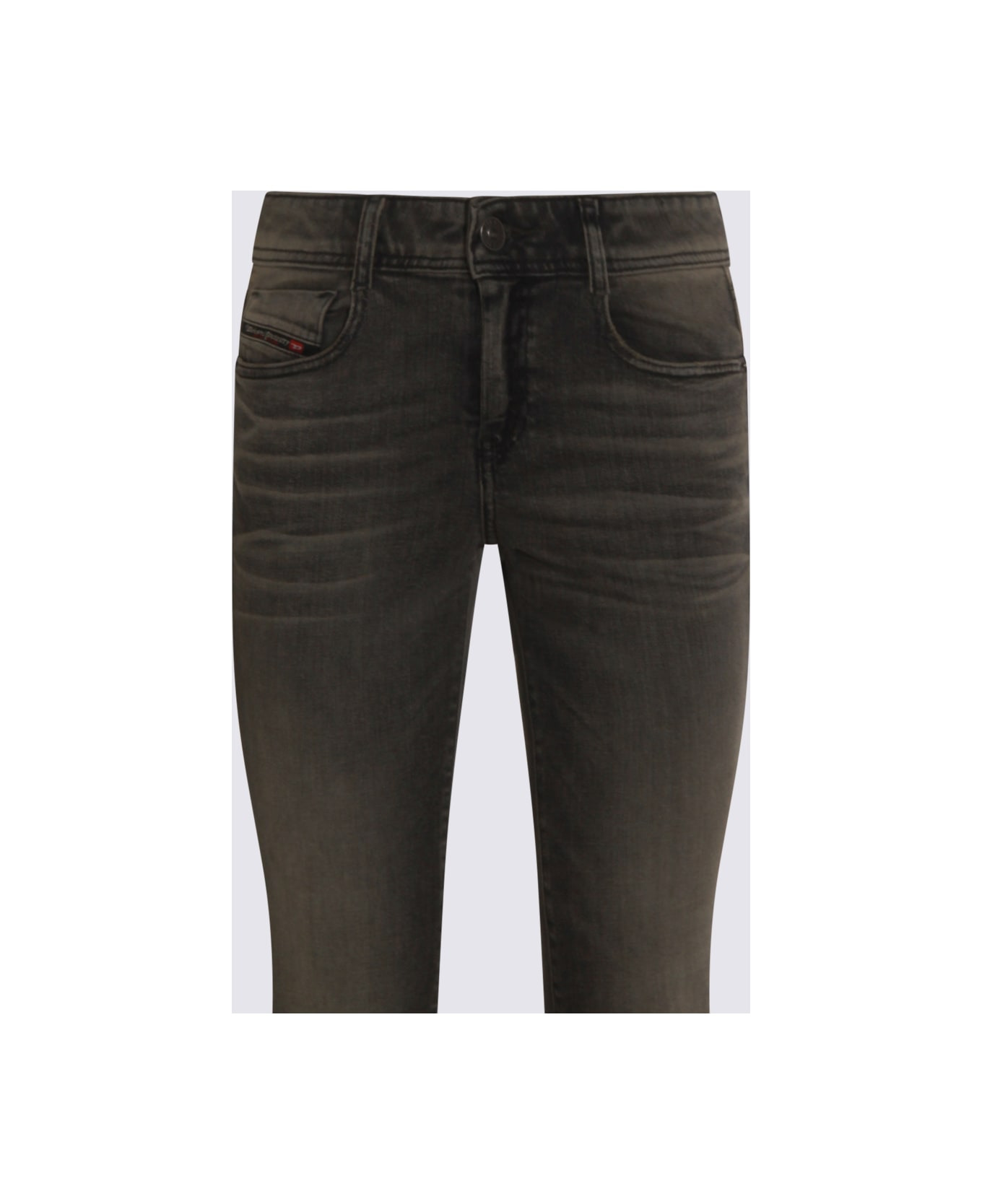 Grey Cotton Denim Jeans - 3