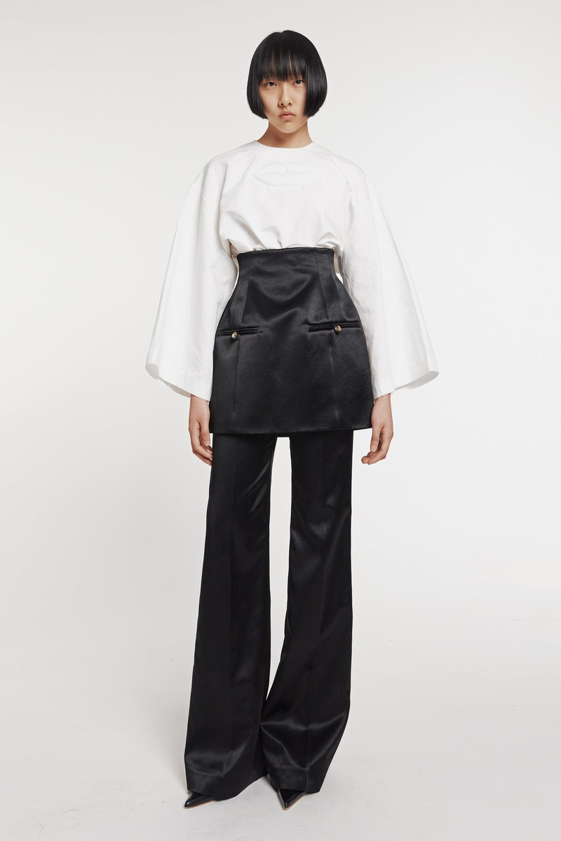 BASQUE TAILORED TROUSERS BLACK 6