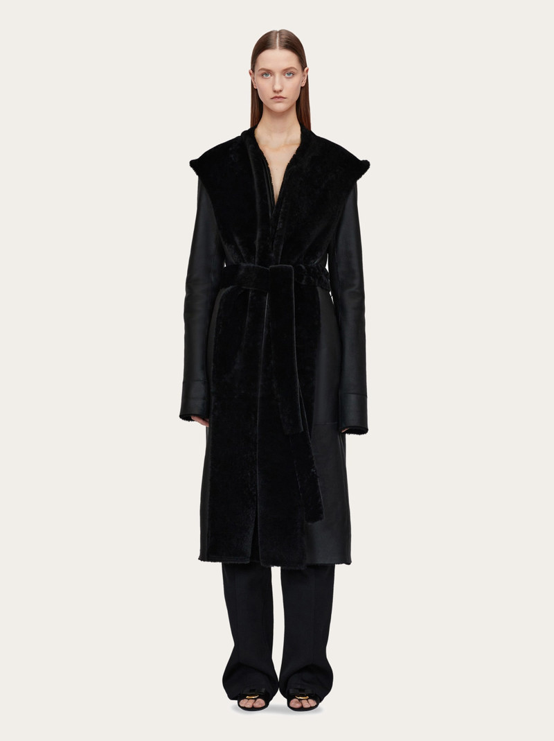 FERRAGAMO Shearling coat outlook