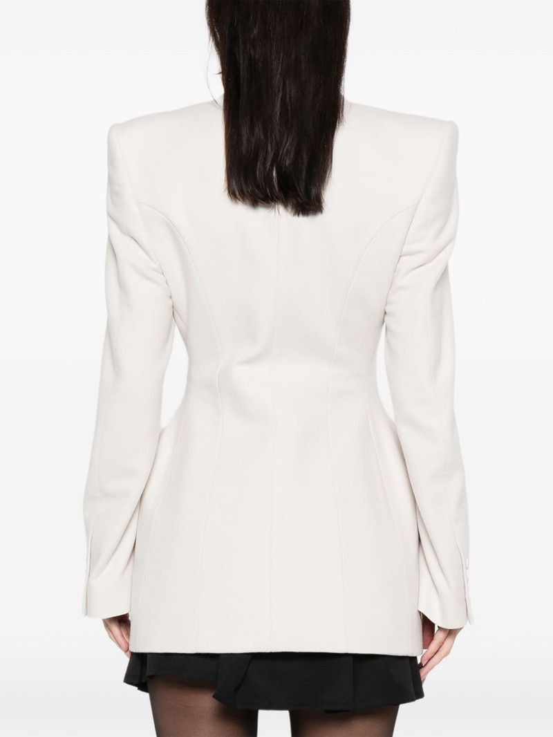 double-breasted hourglass blazer 4