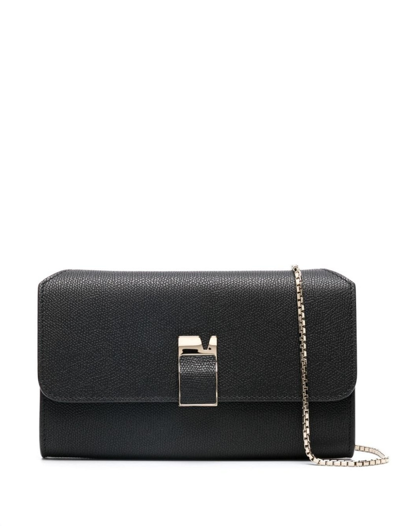 pebbled leather clutch 1