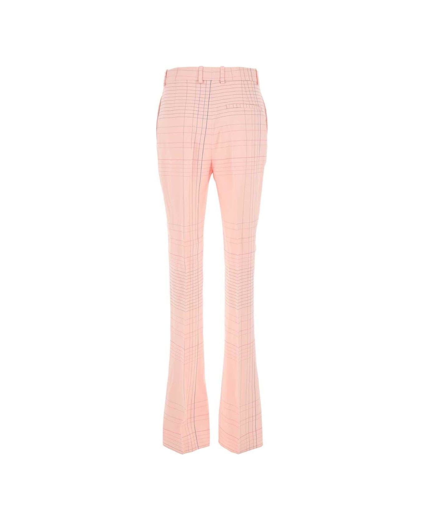 Flared Stretched Trousers - 2