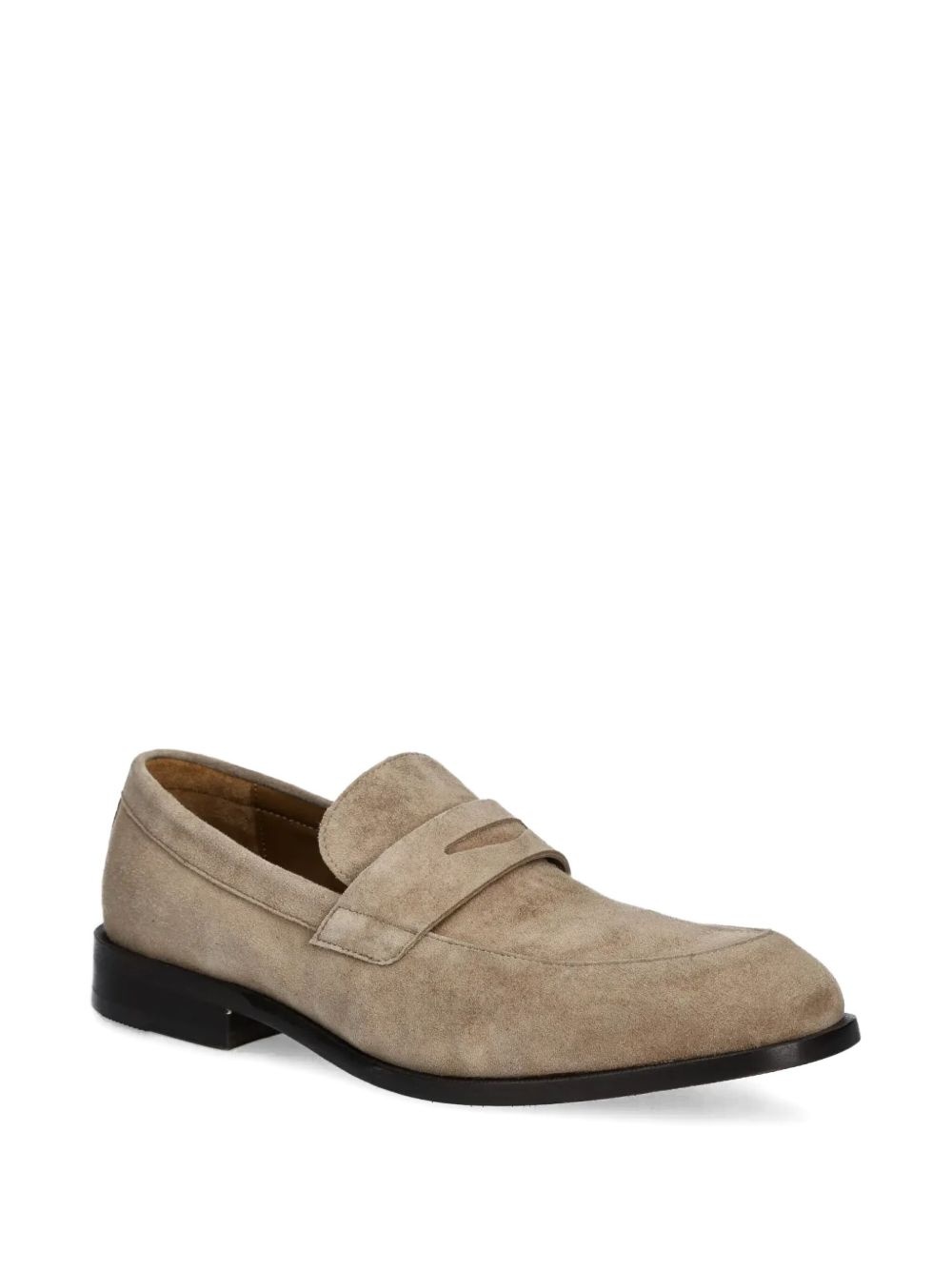 penny-slot suede loafers - 2
