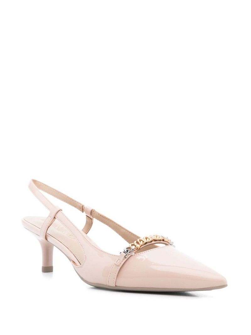 PINKO 50mm Gloria slingback pumps outlook