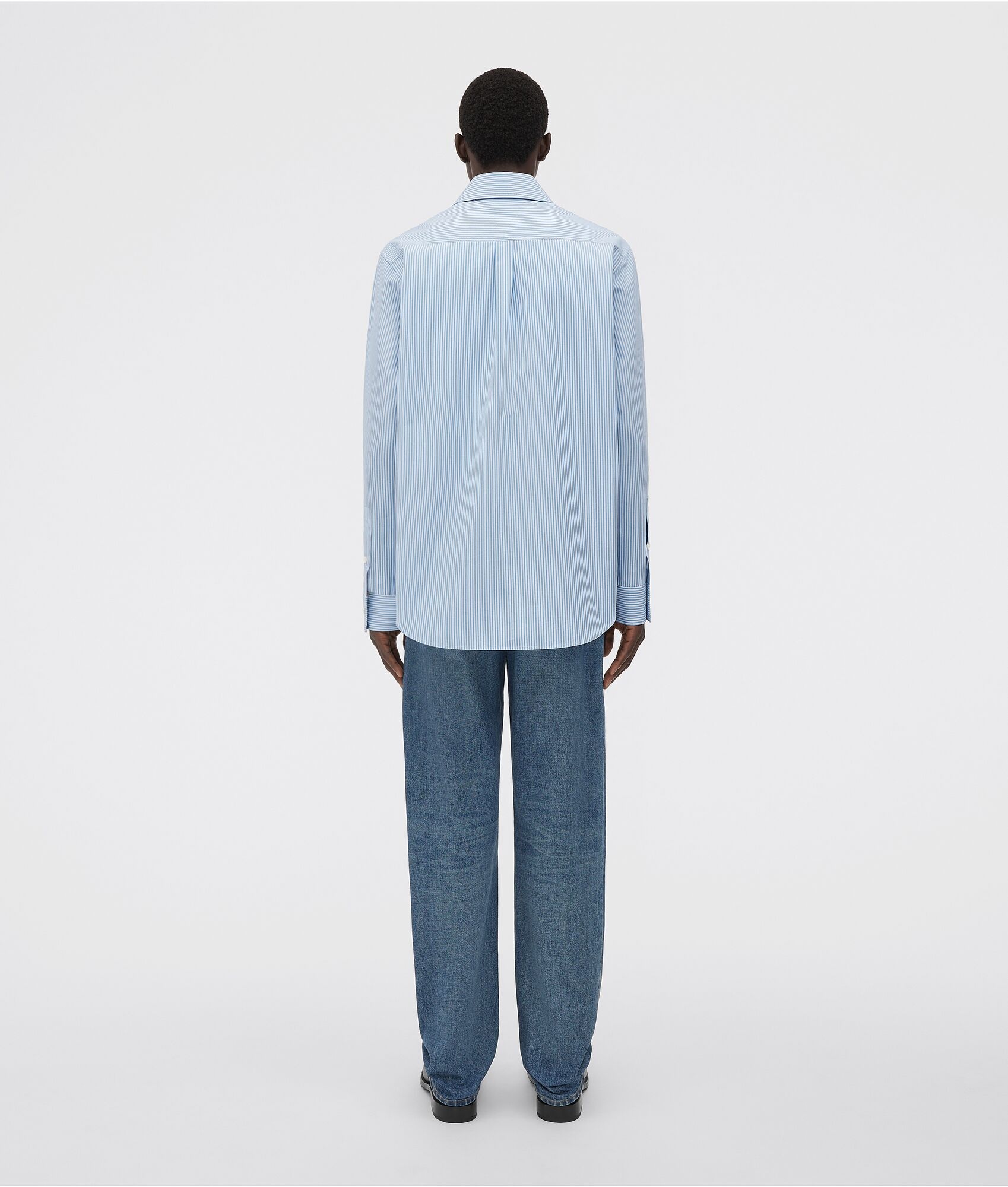 Tシャツ・カットソー BOTTEGA VENETA COTTON TWILL OVER SHIRT (761431 V2T108390) GREY Bottega Veneta COTTON TWILL OVER SHIRT (761431) – LOZURI®