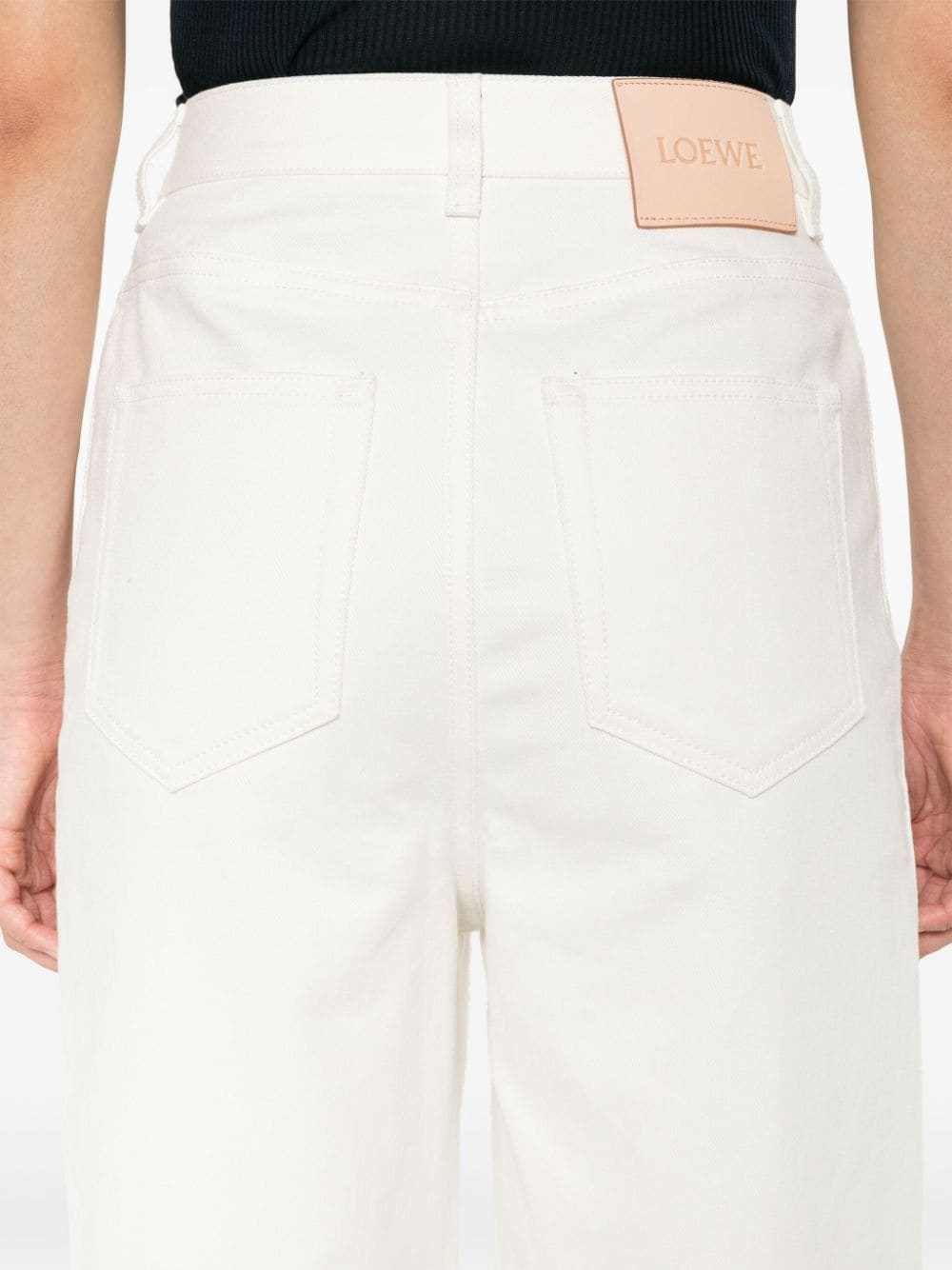 high-rise straight-leg jeans - 5