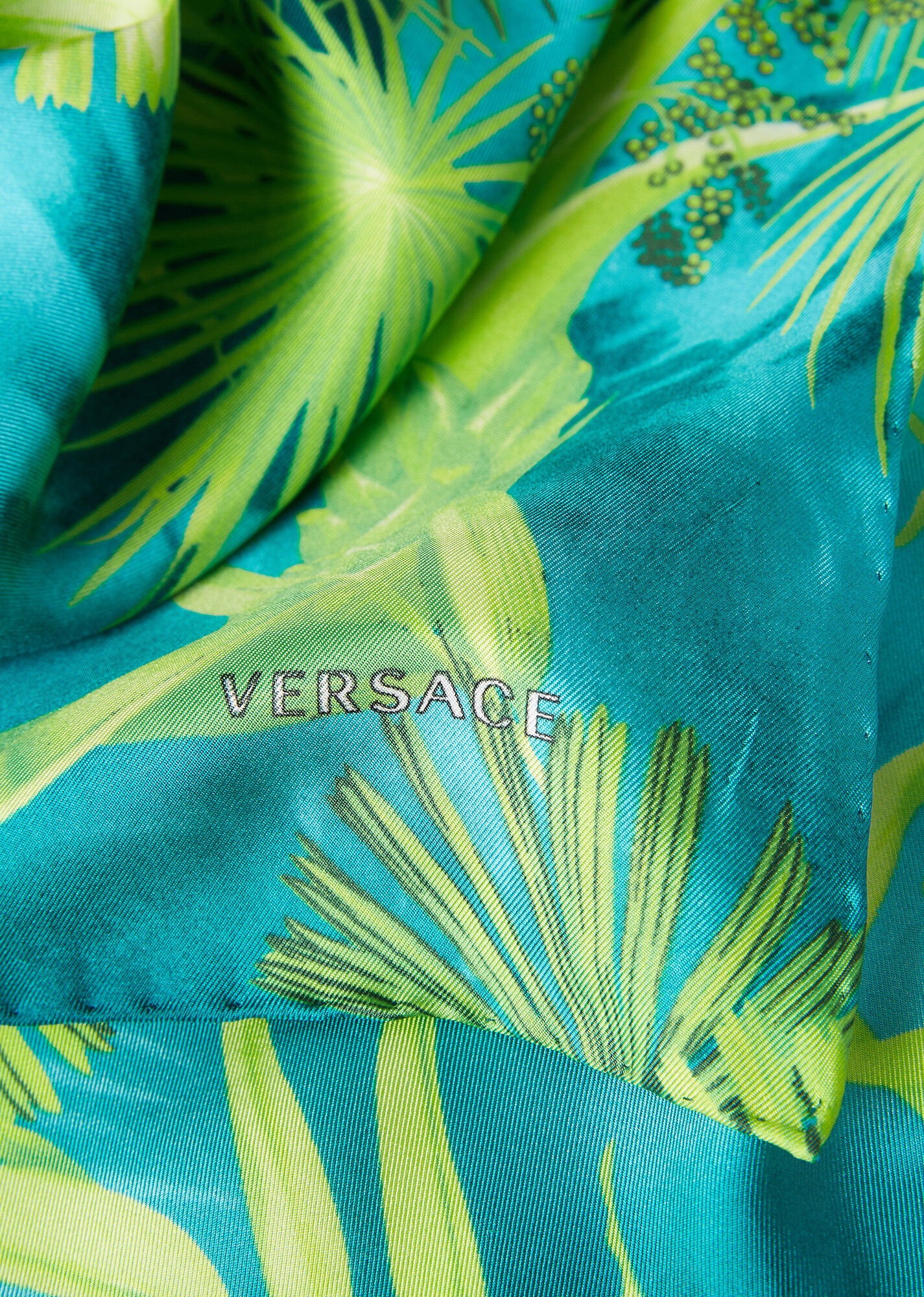 Jungle Print Silk Foulard - 3