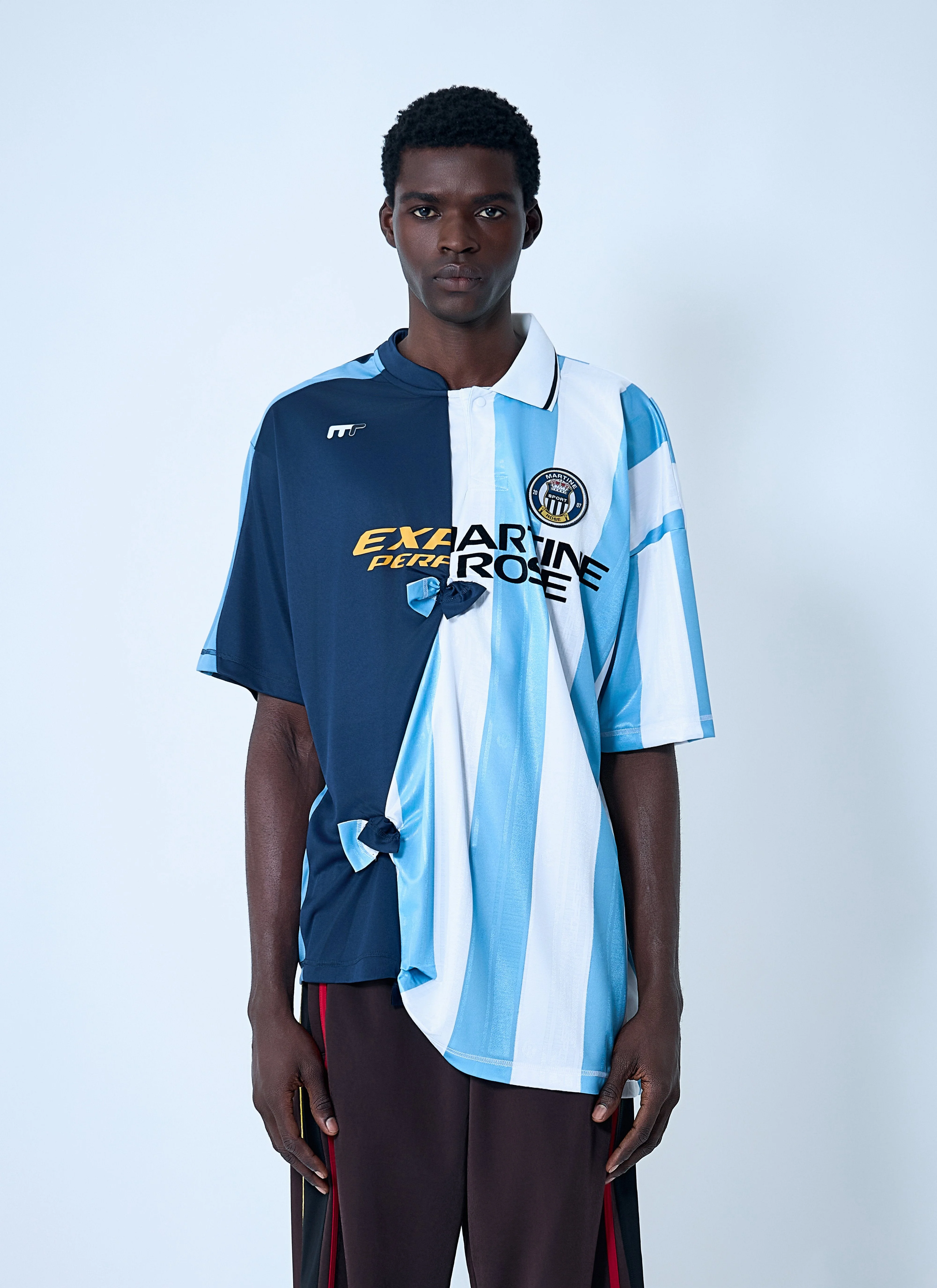 Martine Rose Men Logo Motif Football Top - 1