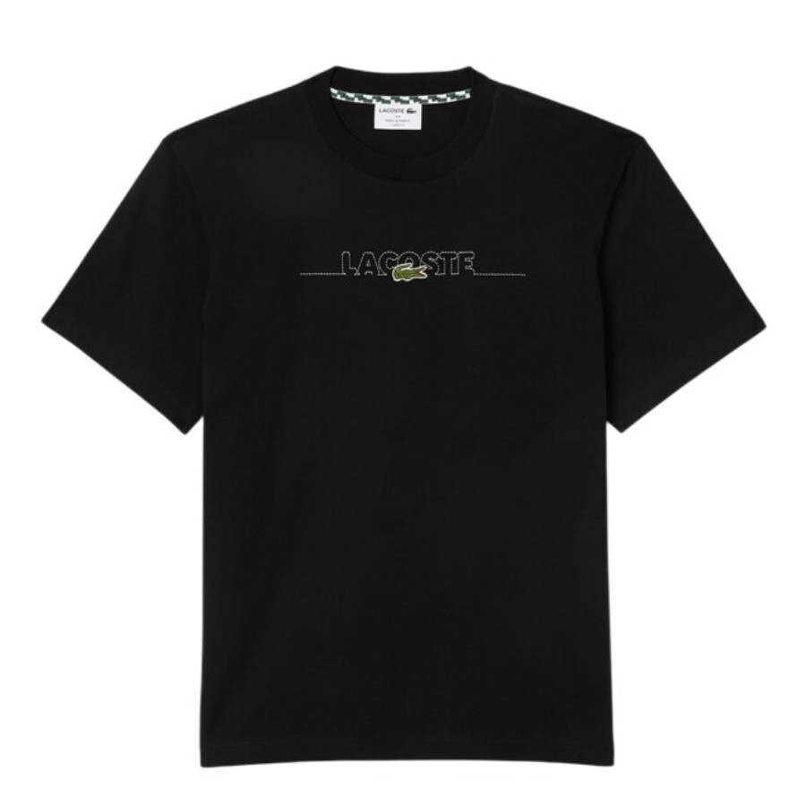 Lacoste Logo Embroidered Cotton T-Shirt - 5