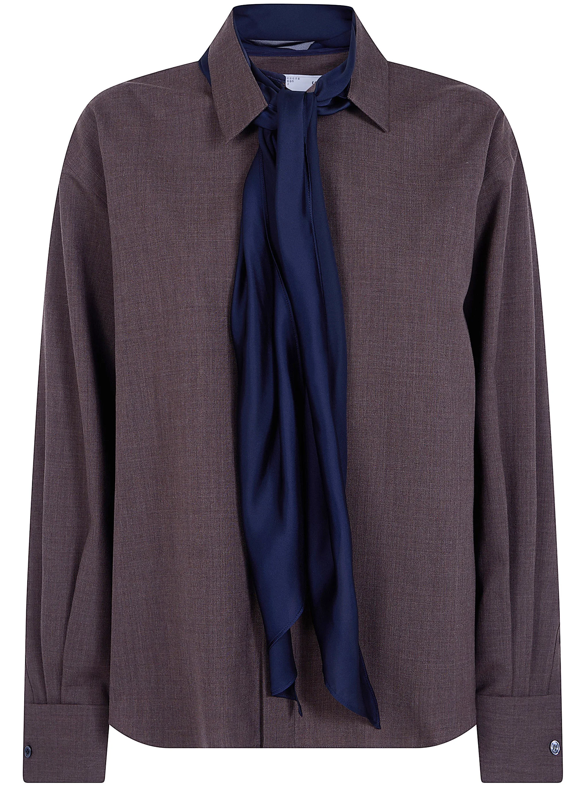 Shirt Polyester Wool "Suiting Shirt" - 1