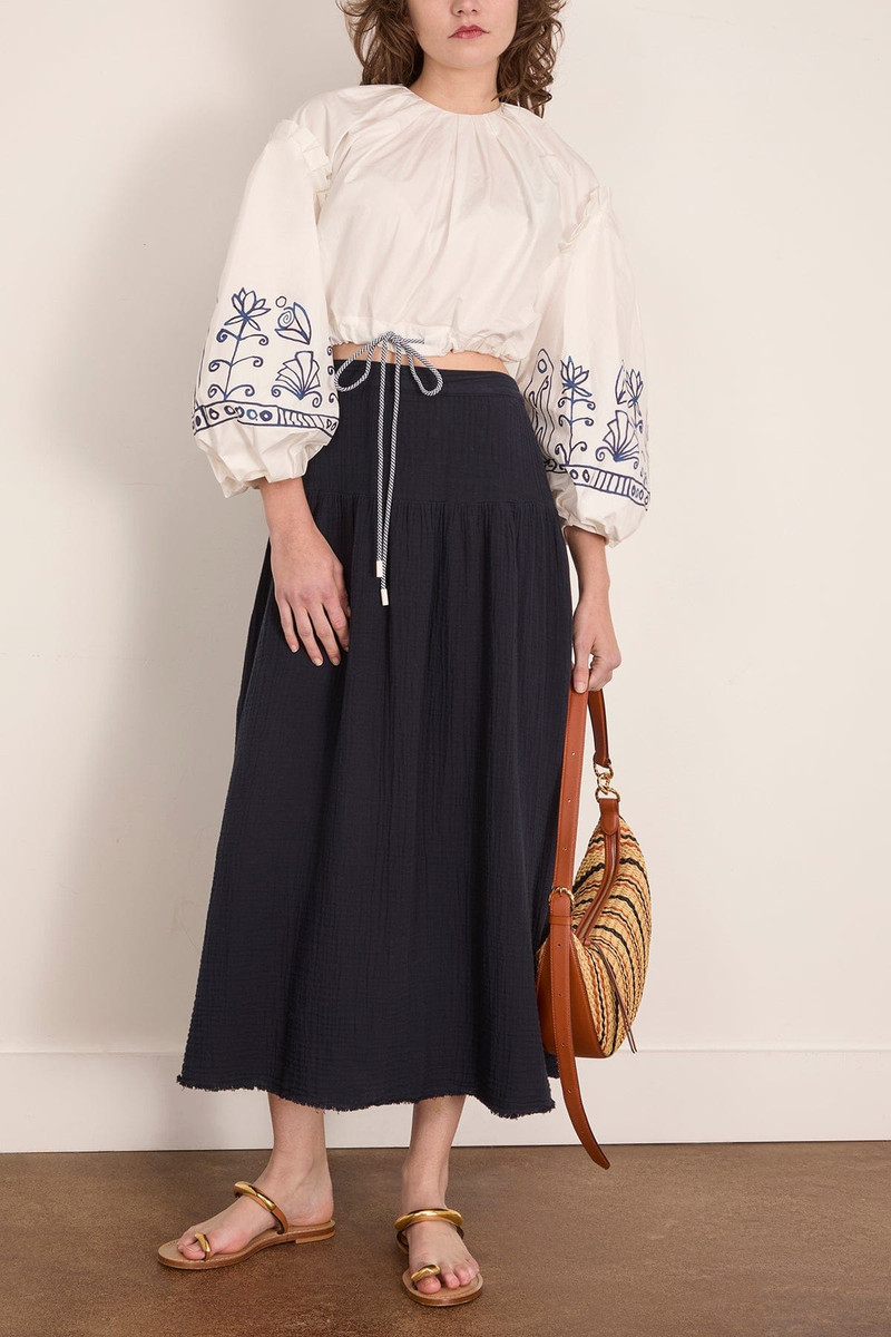 ALÉMAIS Leela Top in Cream outlook