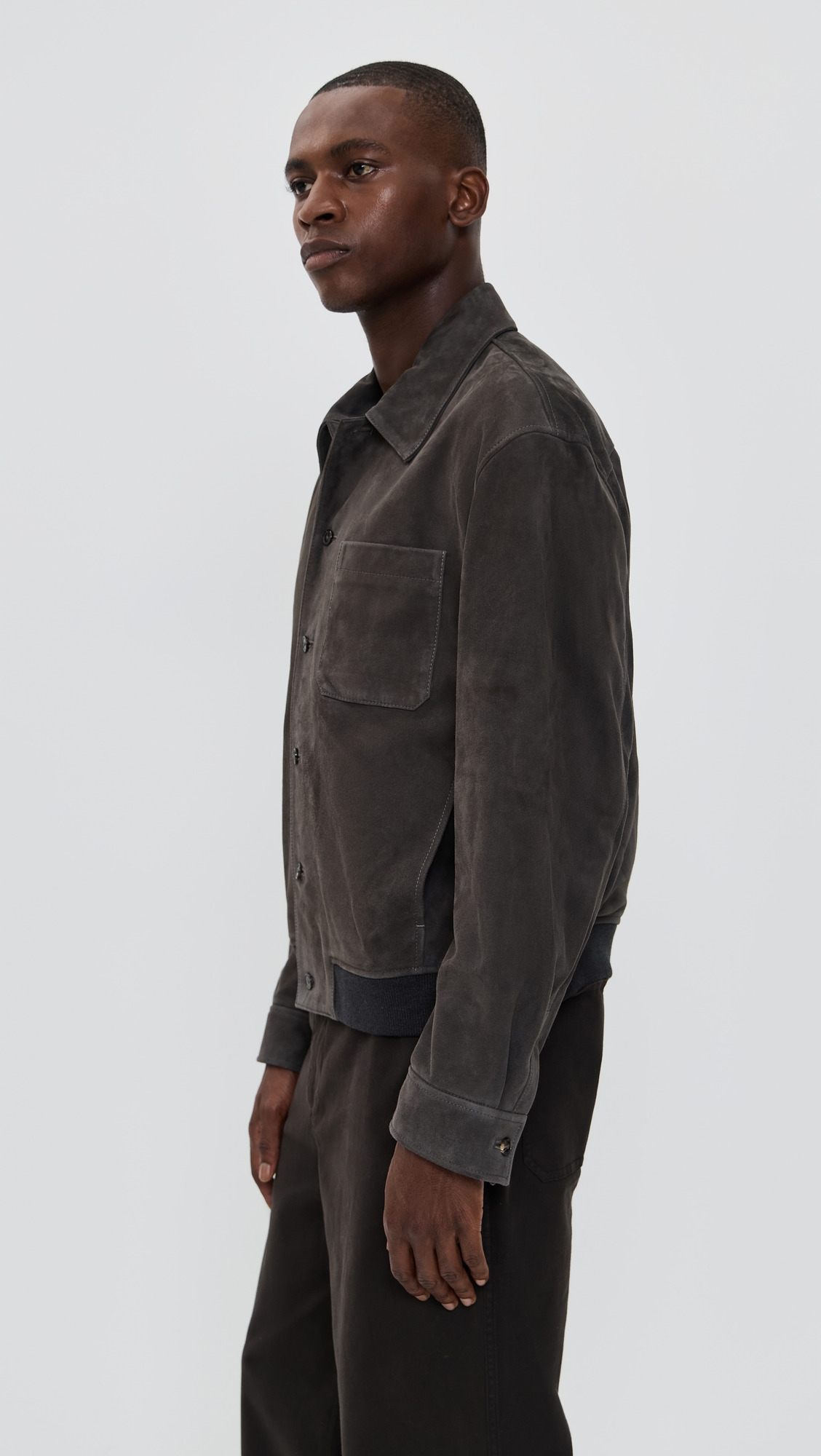 Suede Bomber Jacket - 3