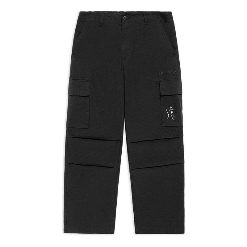Li-Ning Counterflow Logo Cargo Pants 'Black' AKXS407-1 1