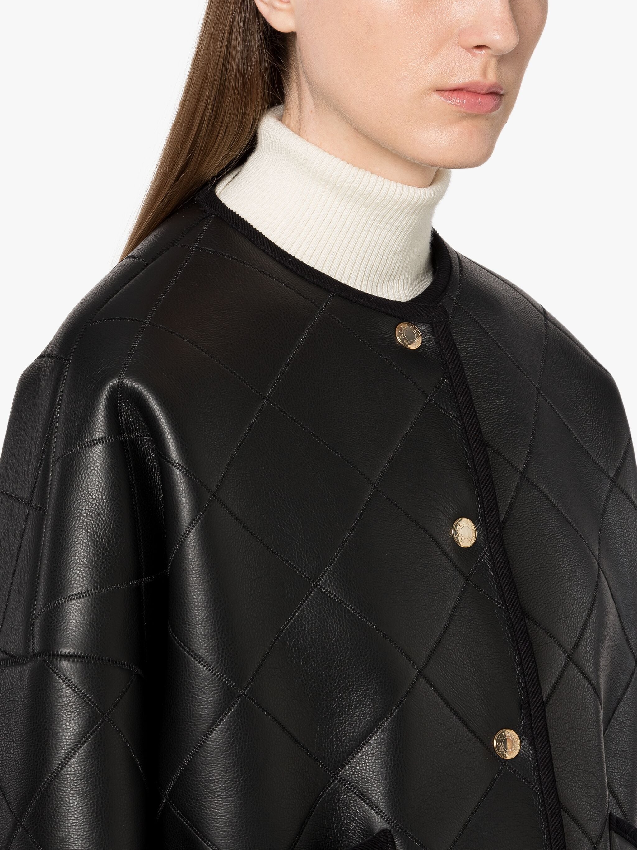 LYTH BLACK QUILTED JACKET - 6