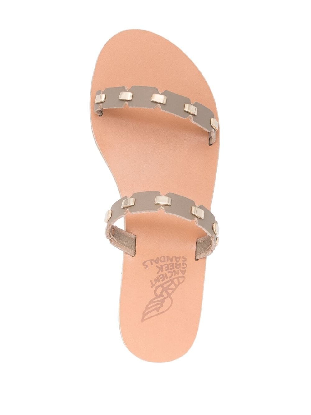 Kara flat leather sandals - 4