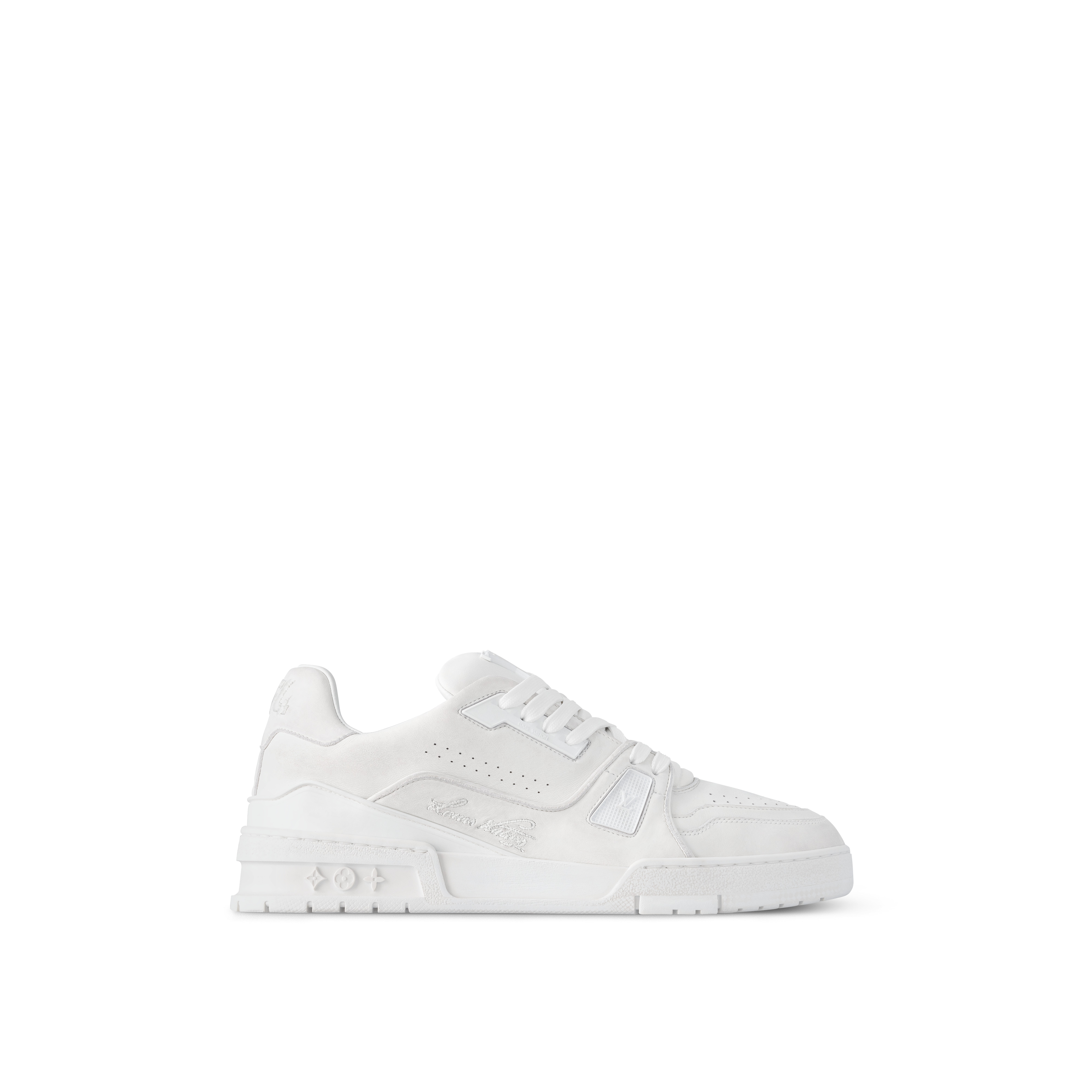 LV t rainer LOUIS VUITTON LV Trainer 'White Violet' 1ABLYL