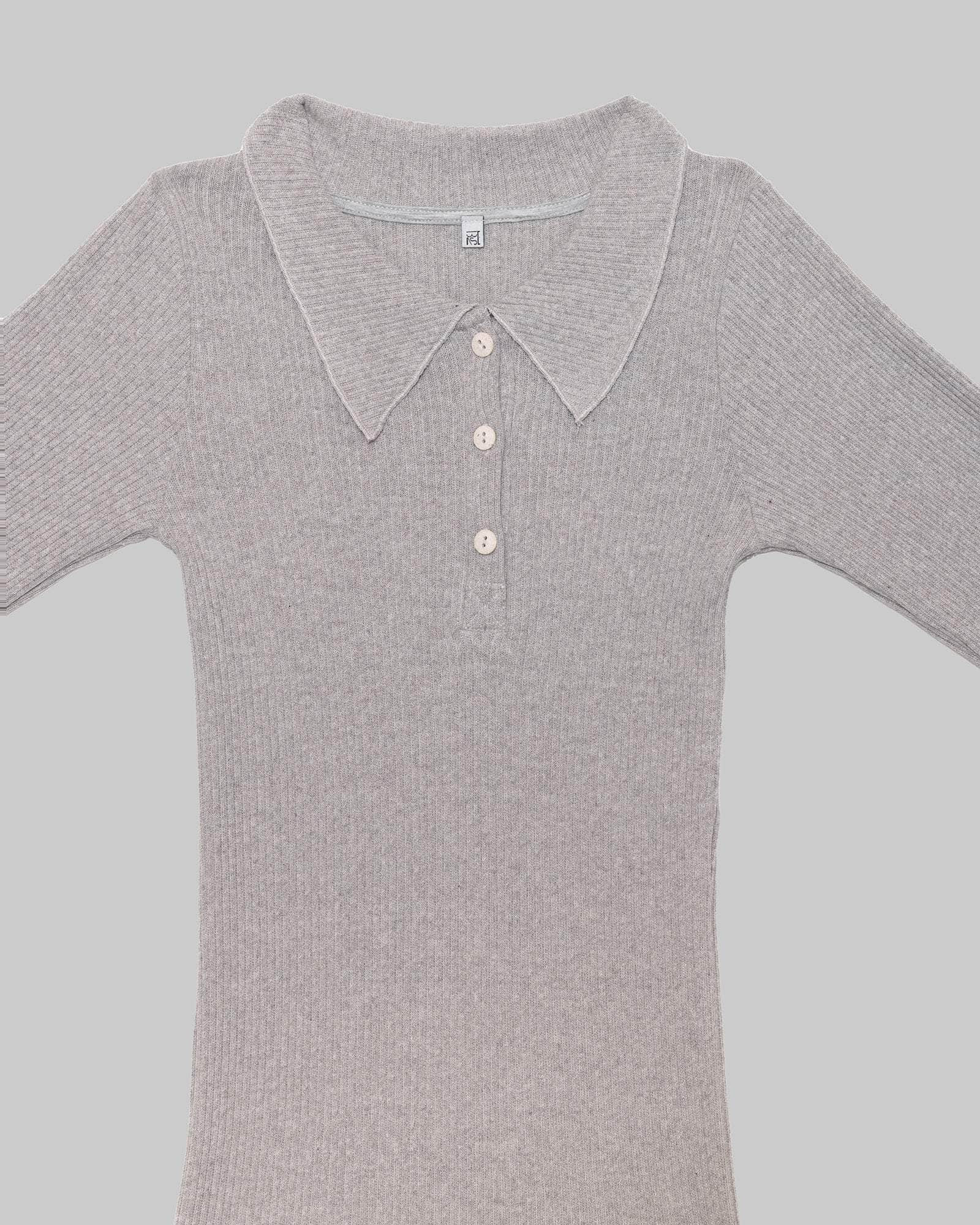 Dual Long Sleeve Tee - Recycled Cotton Rib - 10