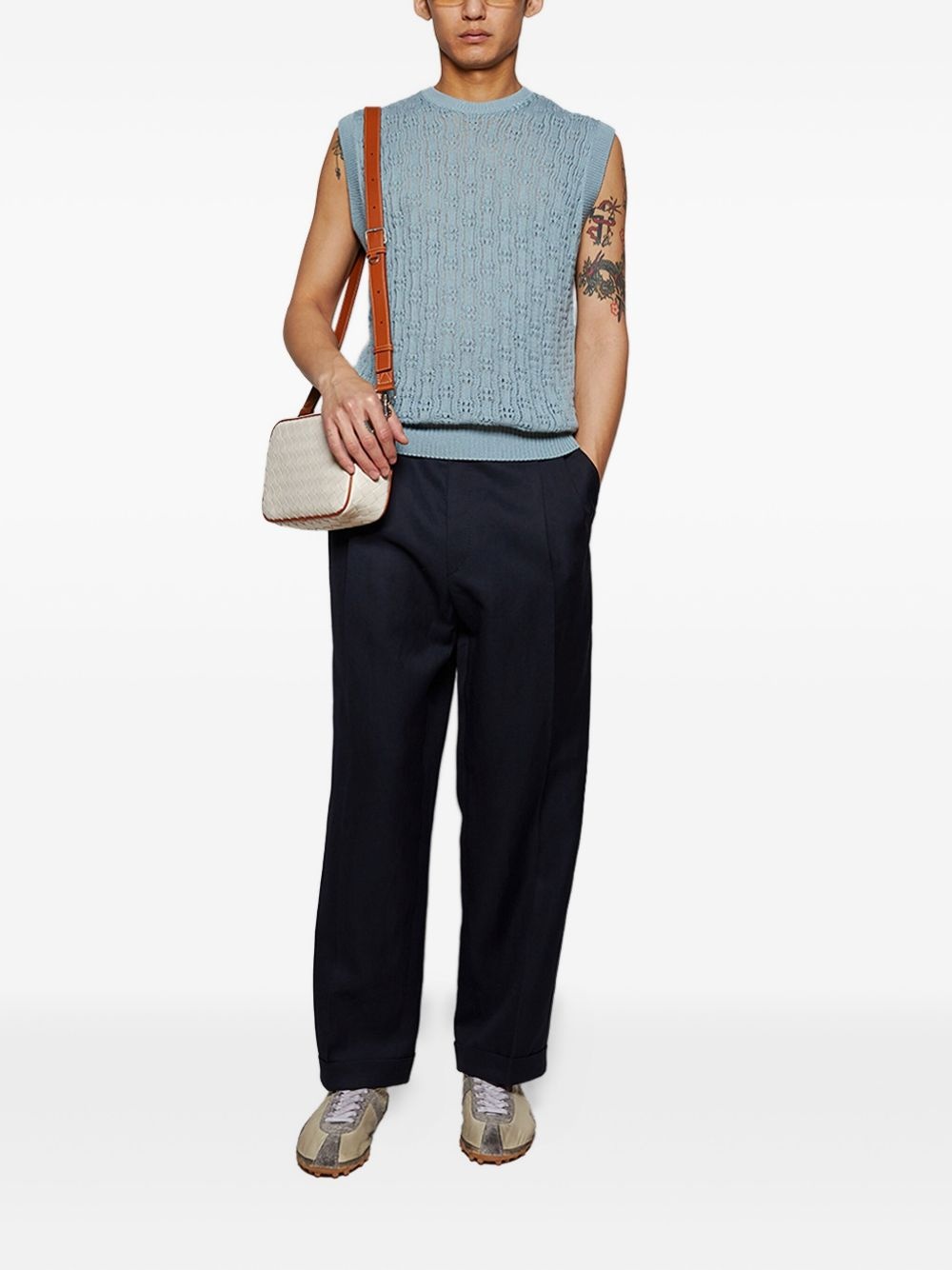 round-neck vest - 2
