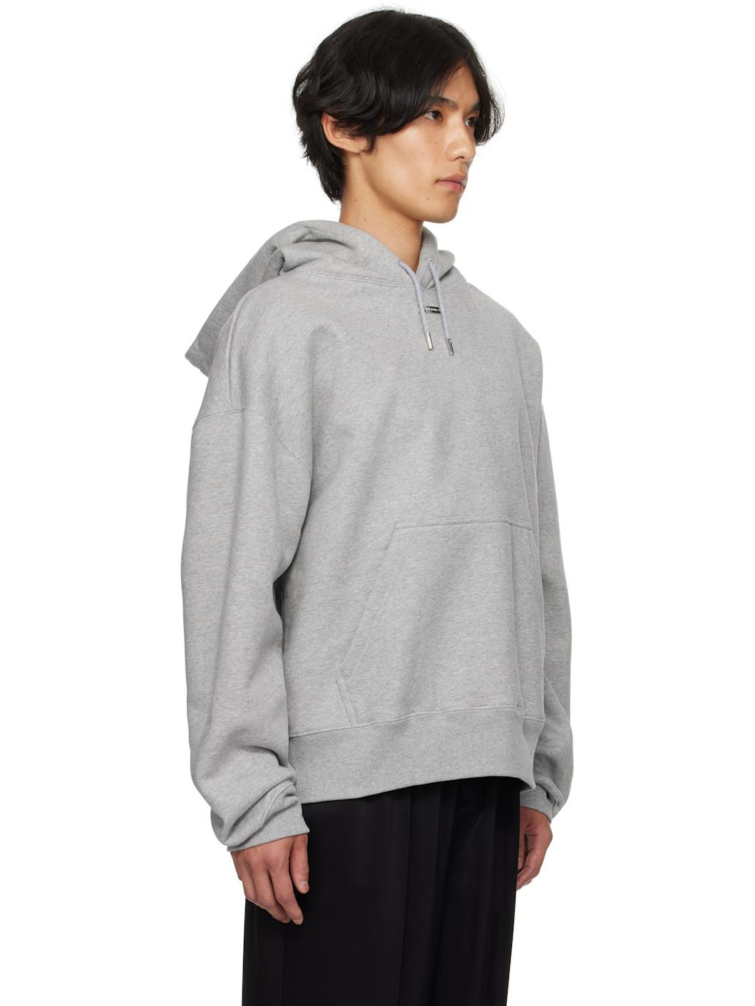 Gray Logo Hoodie - 2