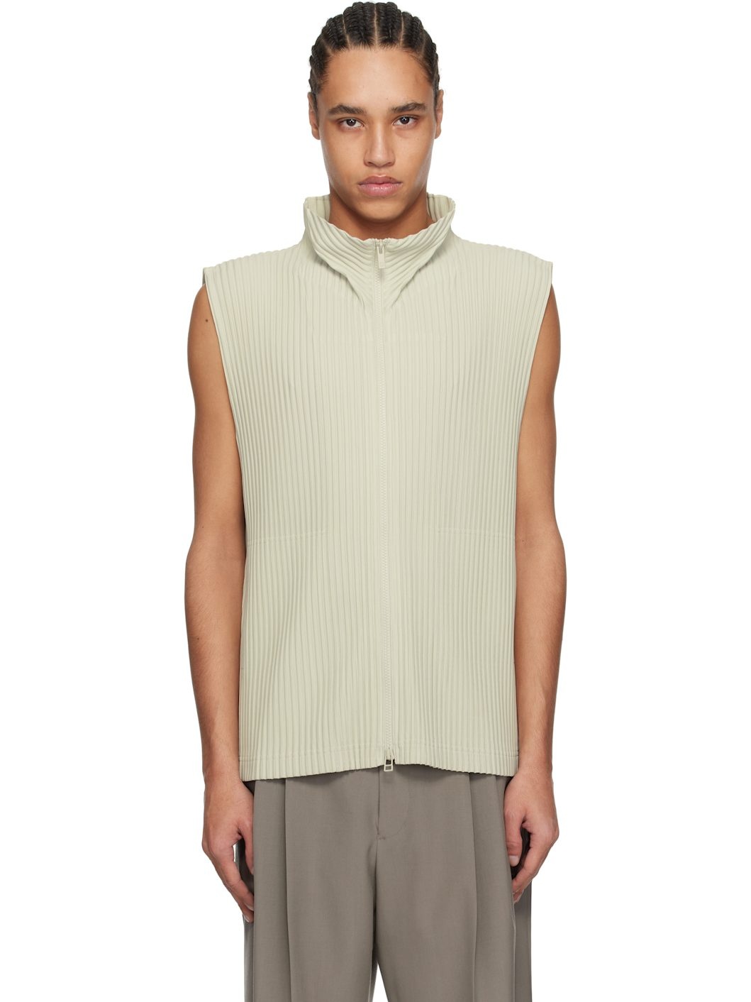 Gray Monthly Color March Vest - 1